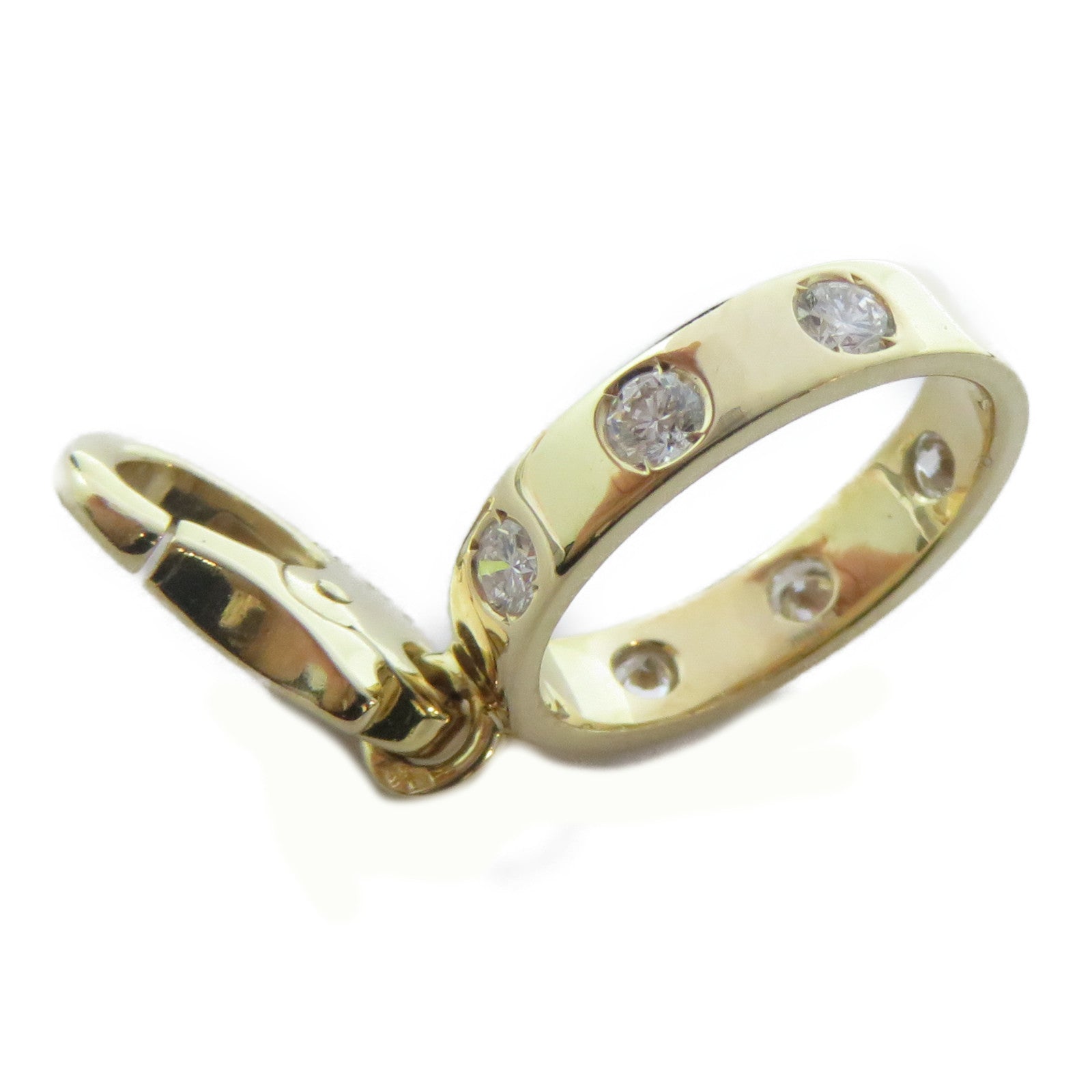 CARTIER 18K黃金Baby Love Diamond Charm掛飾