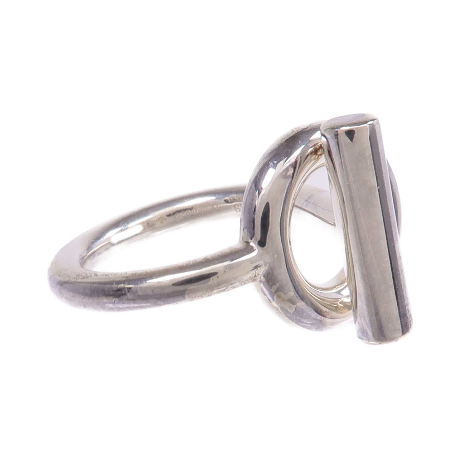 HERMES 925純銀Echappee Ring戒指Hermes#51/US#5.25