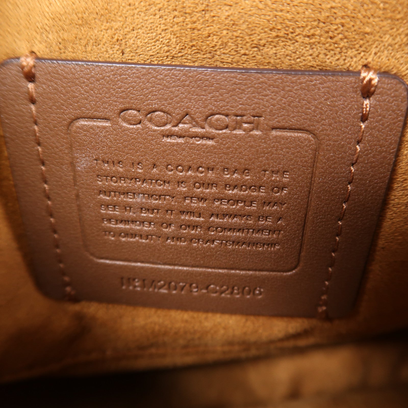COACH 塗層帆布Georgie Saddle Bag金扣肩背袋