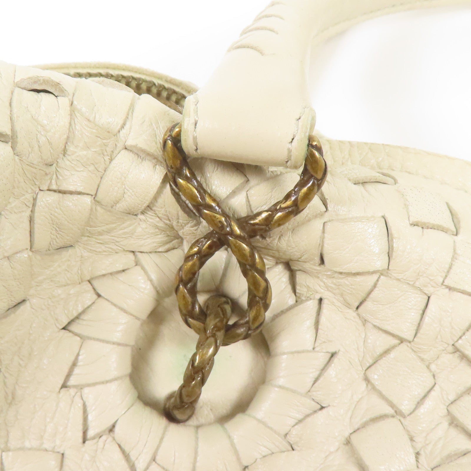 BOTTEGA VENETA BV Shoulder Bag Leather White