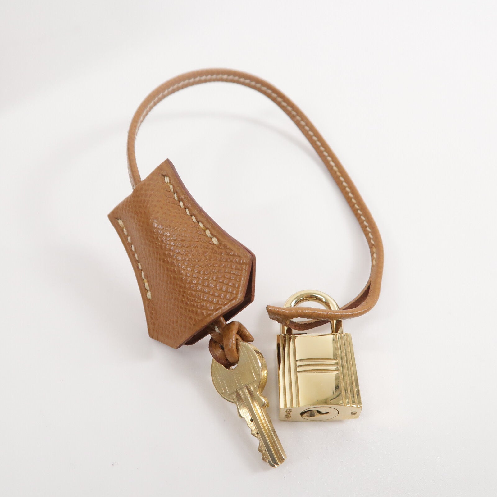 HERMES Epsom皮革Kelly 32手挽肩背兩用袋Gold