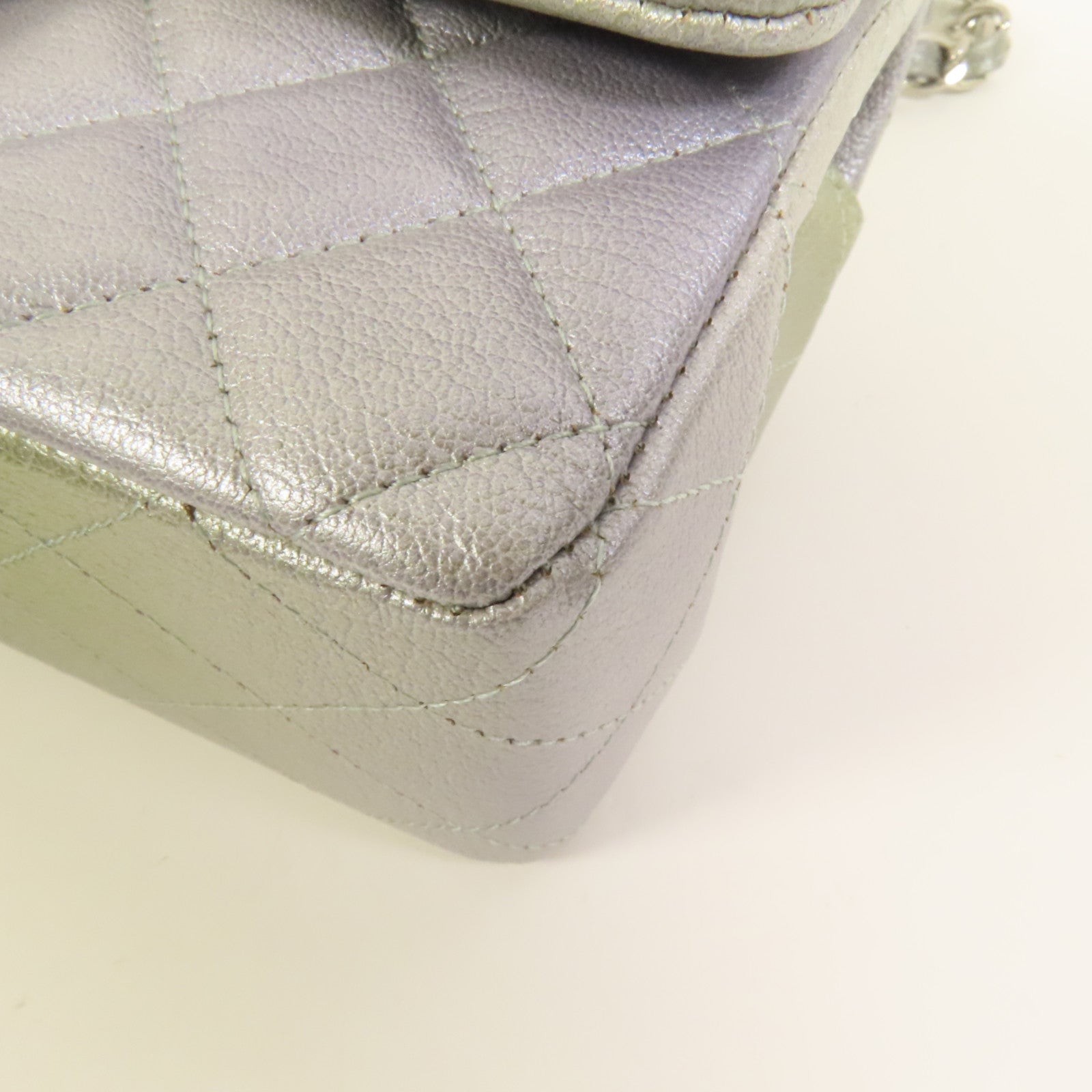 CHANEL 【激減優惠】牛皮皮革Classic 20銀扣鏈帶肩背袋