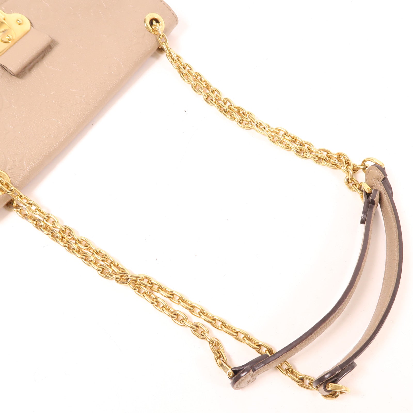 LOUIS VUITTON LV GHW Vavin PM Shoulder Bag M44929 Monogram Empreinte Beige