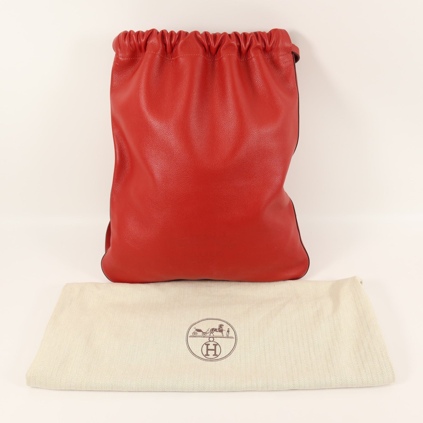 HERMES Evercolor皮革Bridado Backpack背包
