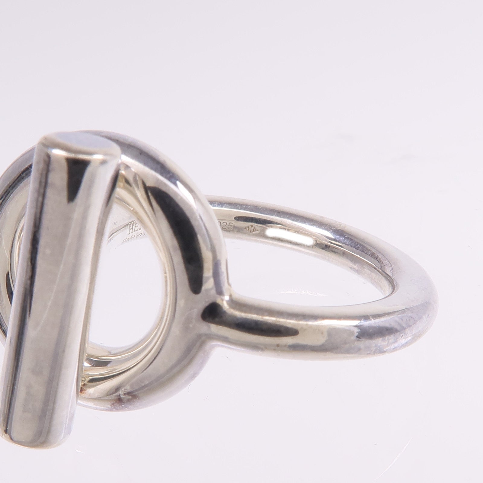 HERMES 925純銀Echappee Ring戒指Hermes#51/US#5.25