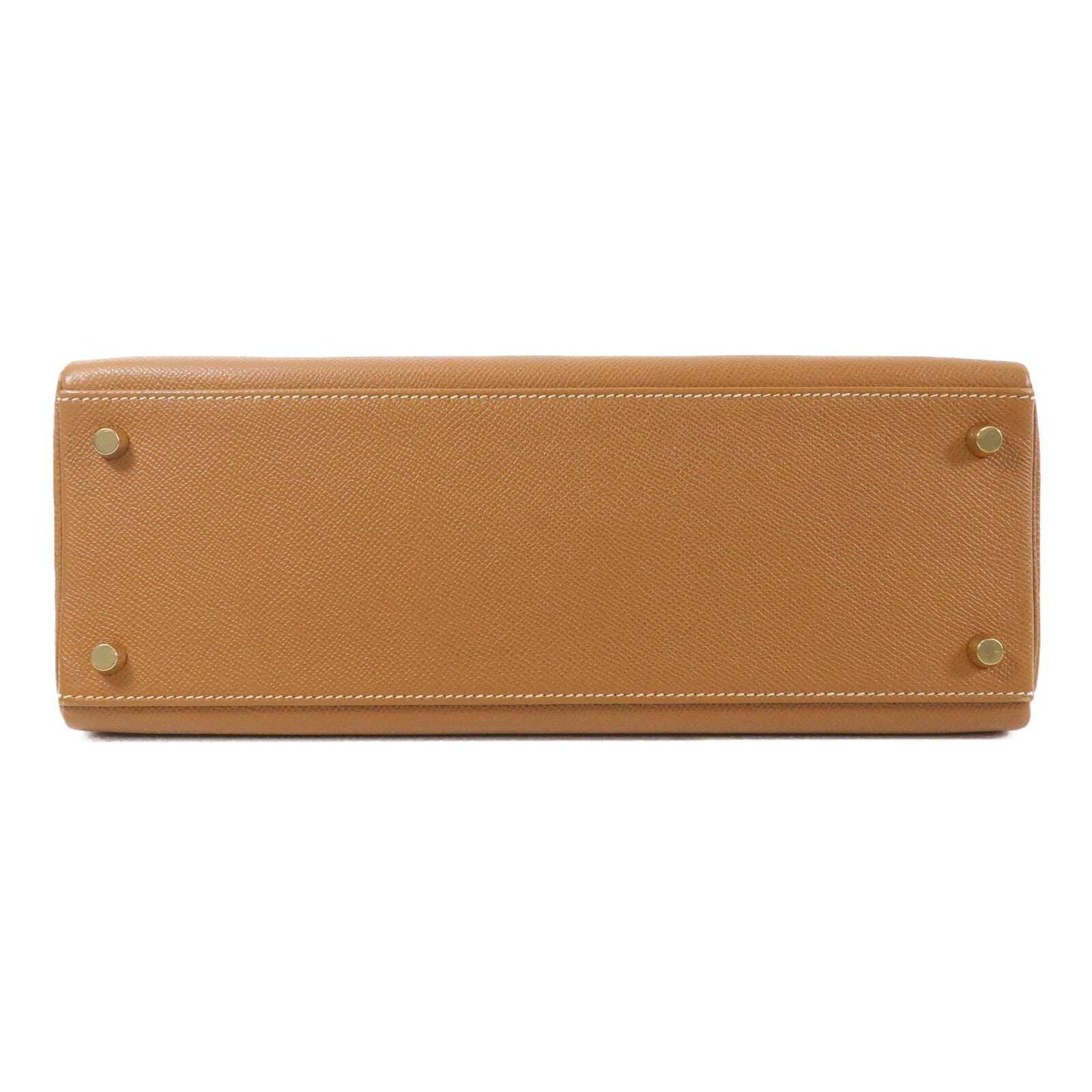 HERMES Epsom皮革Kelly 32手挽肩背兩用袋Gold