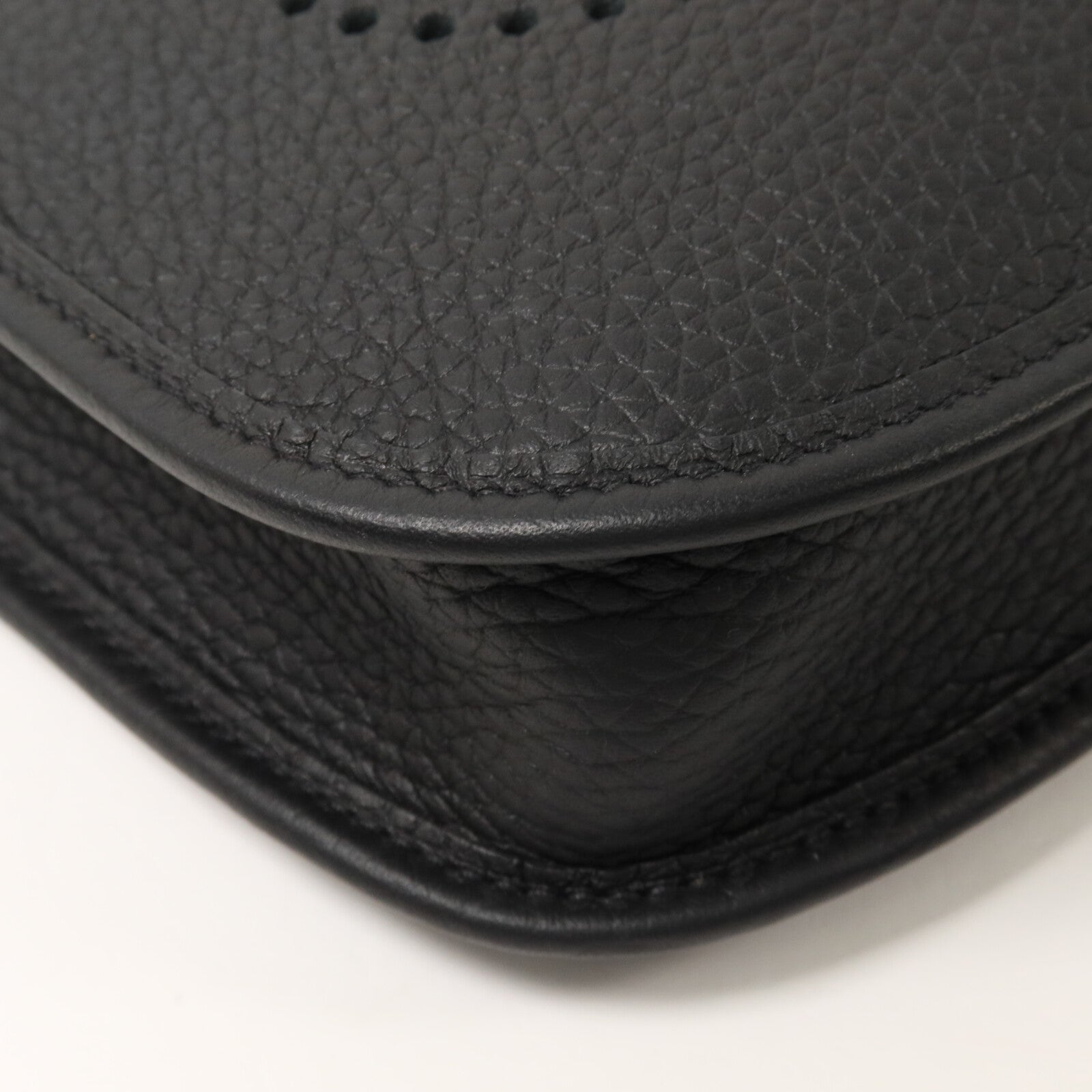 HERMES Clemence皮革Evelyne TPM肩背袋Noir