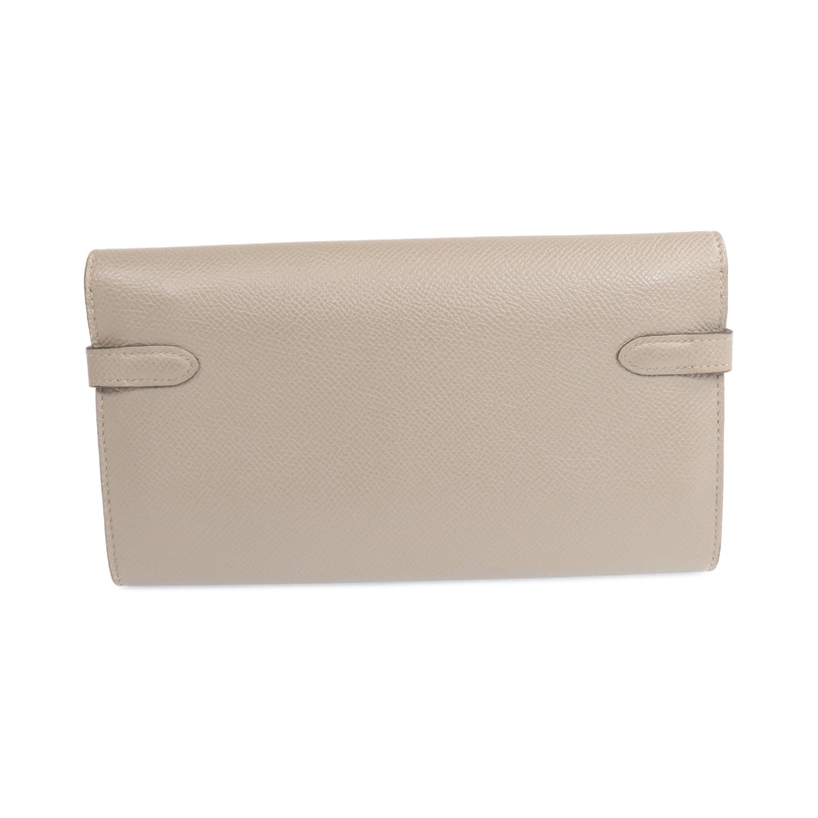 HERMES Epsom皮革Kelly Wallet金扣長錢包