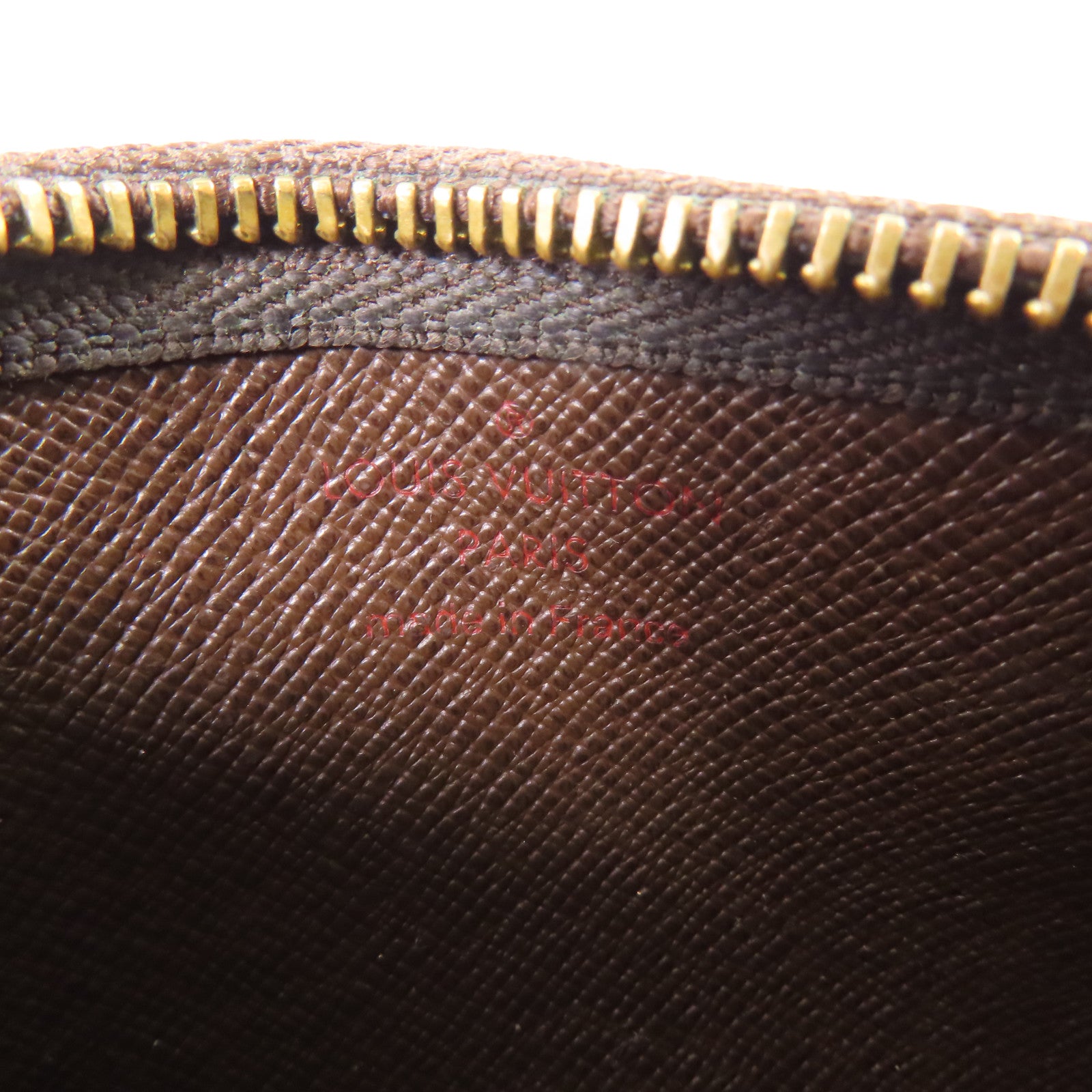 LOUIS VUITTON LV GHW Key Pouch Coin Case Purse N62658 Damier Brown