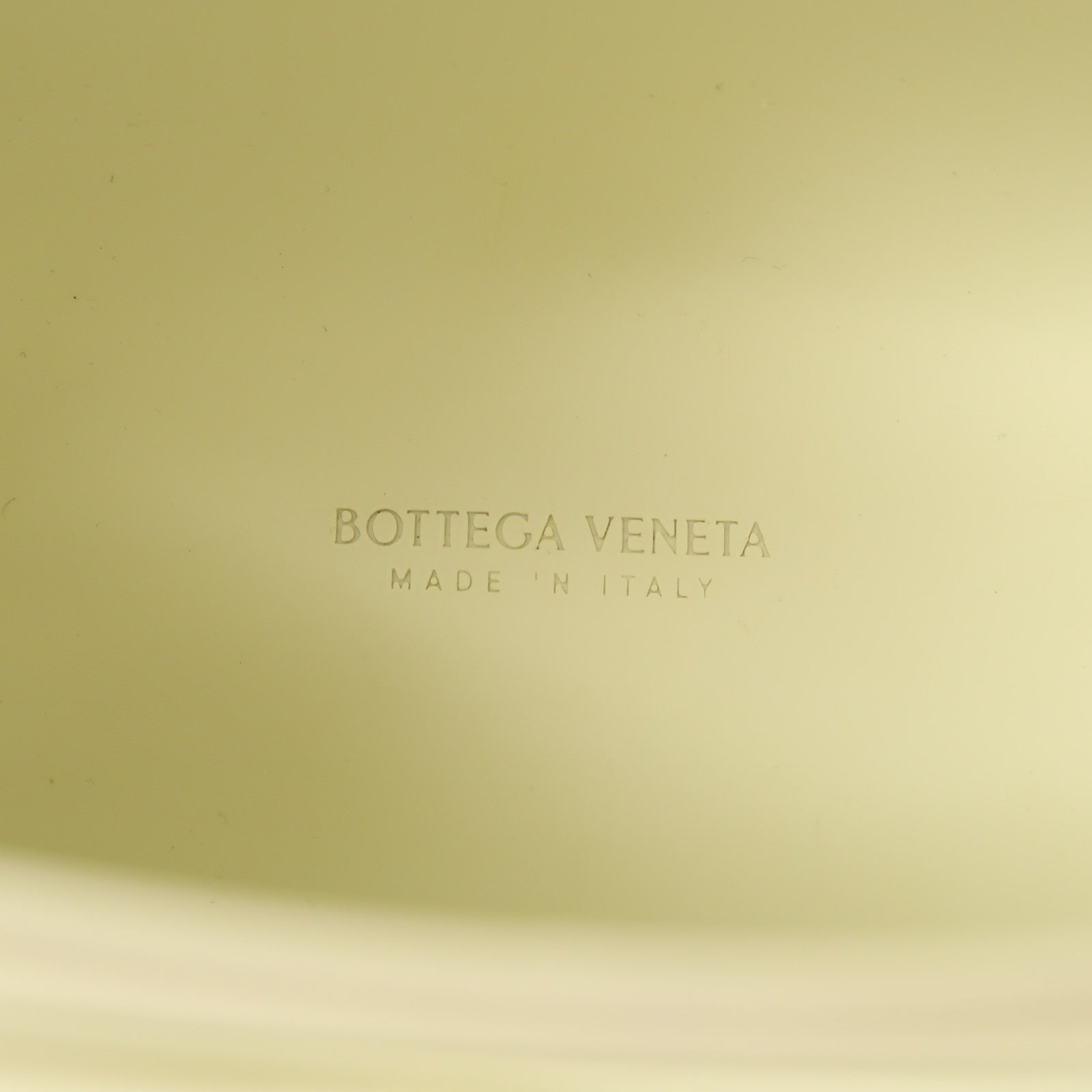 BOTTEGA VENETA 橡膠Rubber Punch Shoulder Bag肩背袋淺綠色