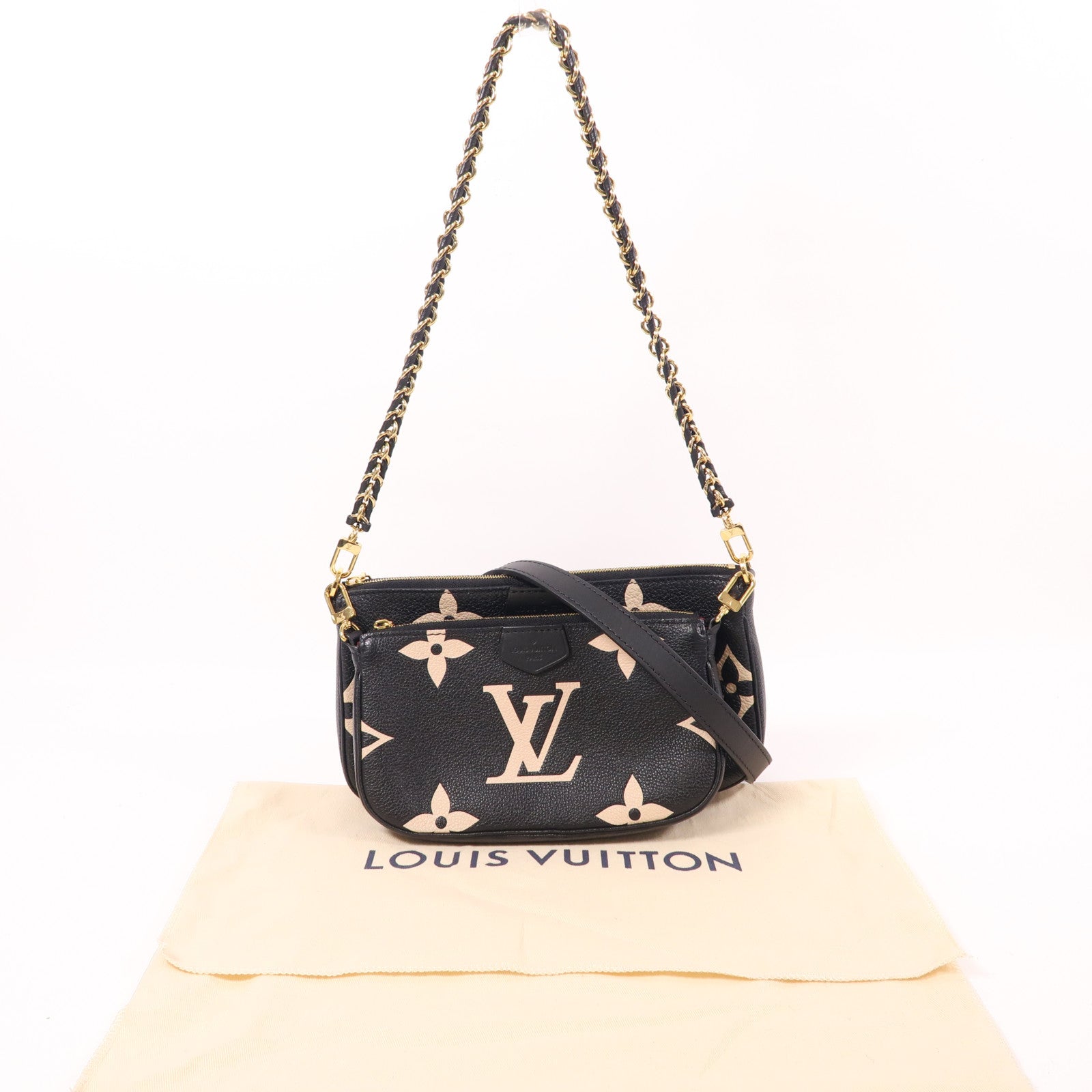 LOUIS VUITTON Monogram Empriente Multi Pochette Accessoires手挽肩背兩用袋