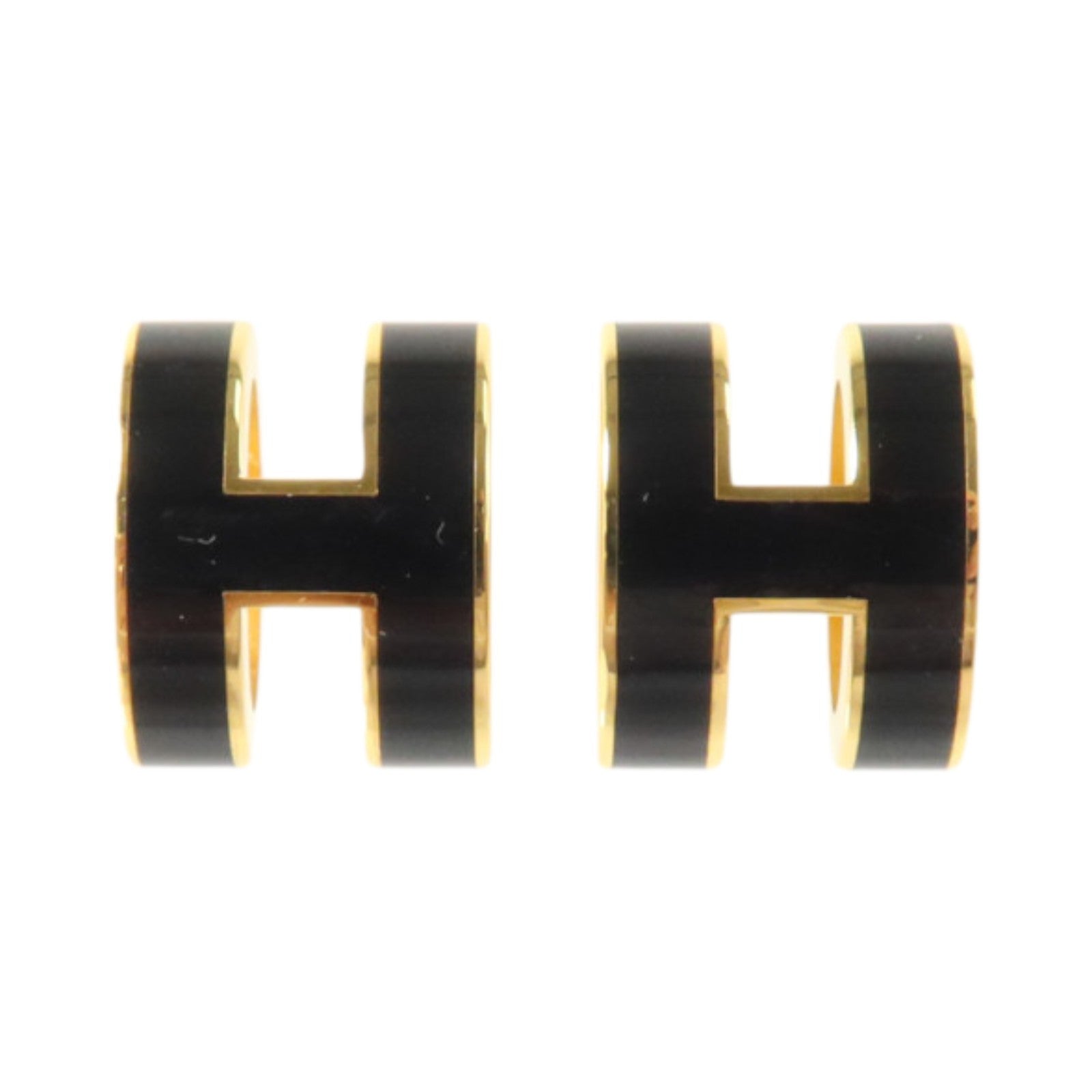 HERMES 金屬/琺瑯Pop H Earrings耳環