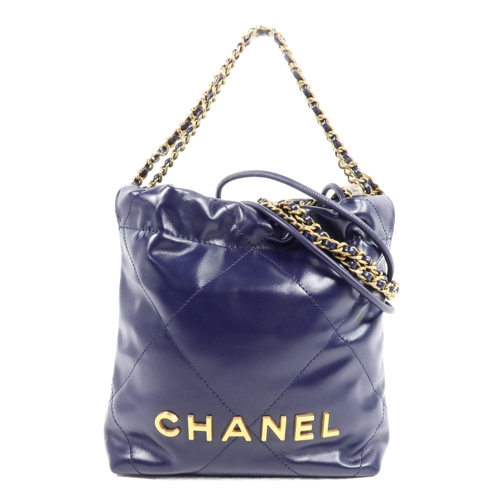 CHANEL 牛皮皮革Chanel 22 Mini手挽肩背兩用袋