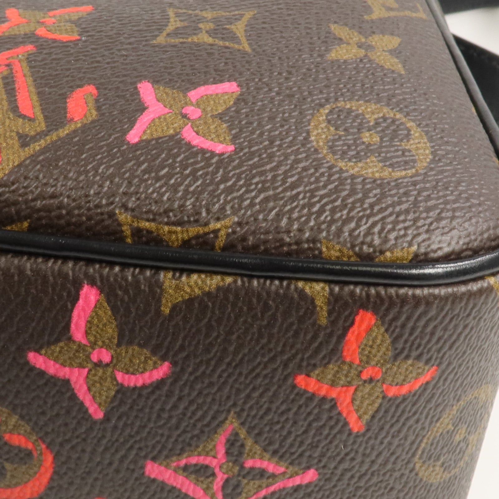 LOUIS VUITTON Monogram Sac Coeur Fall In Love金扣肩背袋棕色
