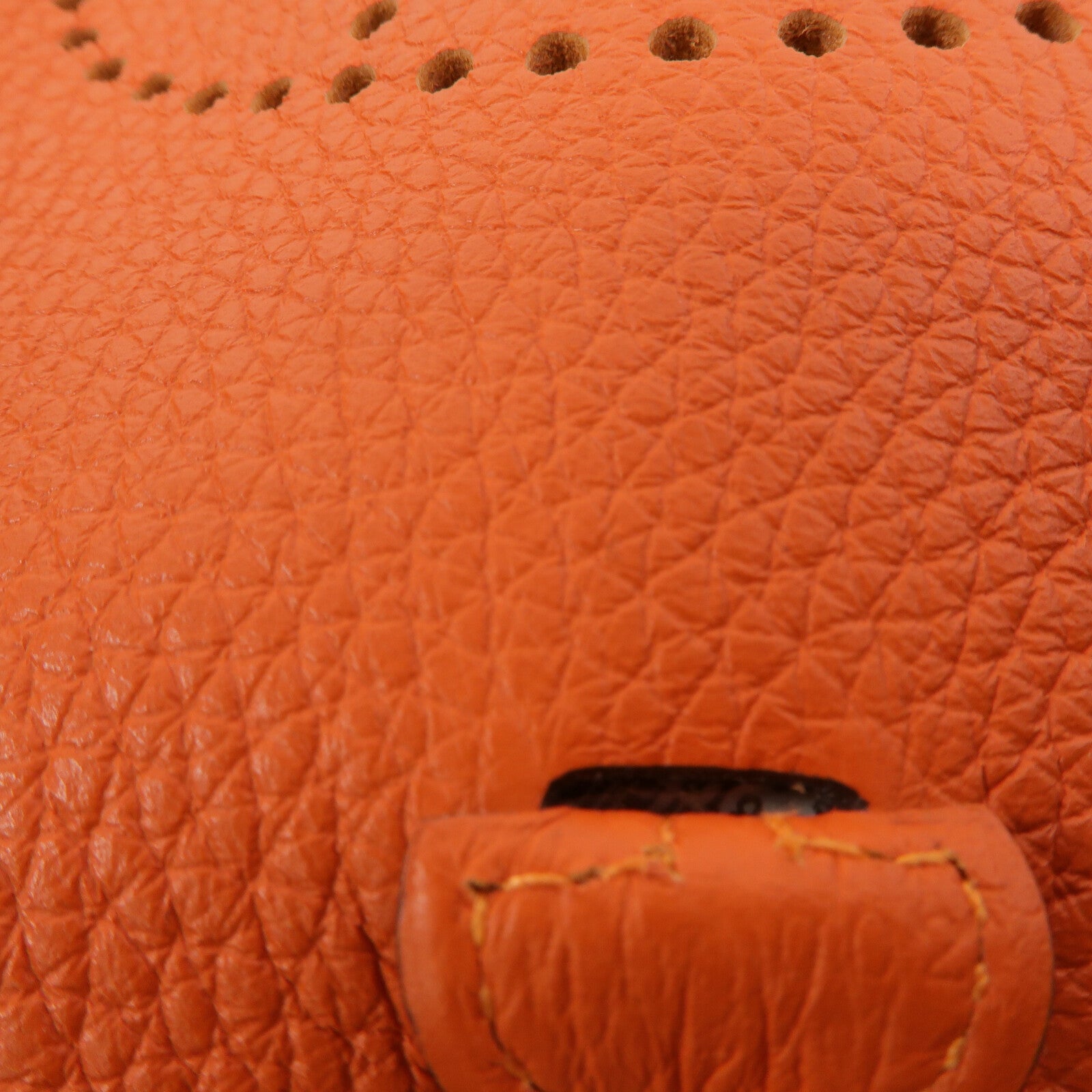 HERMES Clemence皮革Evelyne TPM肩背袋Orange