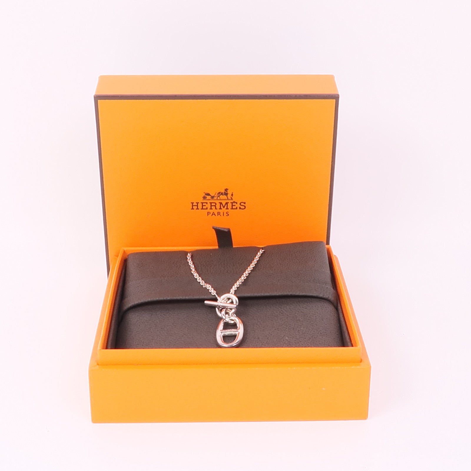 HERMES 925純銀Chaine d'ancre項鍊