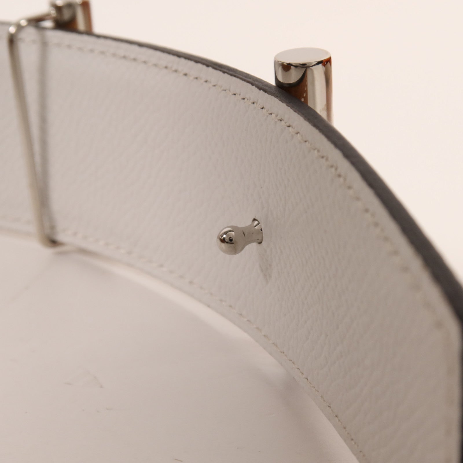 HERMES Epsom皮革Belt 110銀扣皮帶Gold