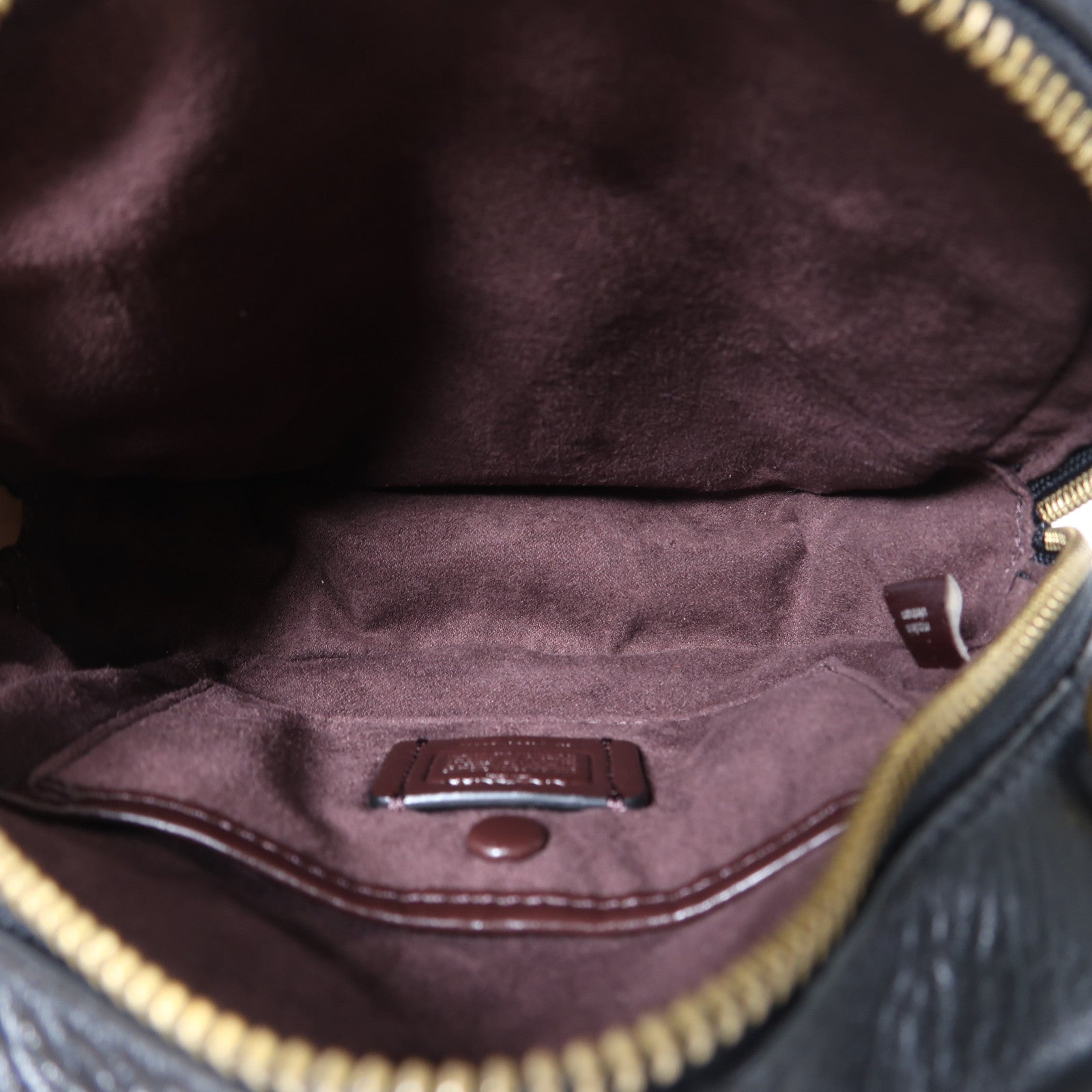 COACH 牛皮皮革Shoulder Bag金扣肩背袋黑色