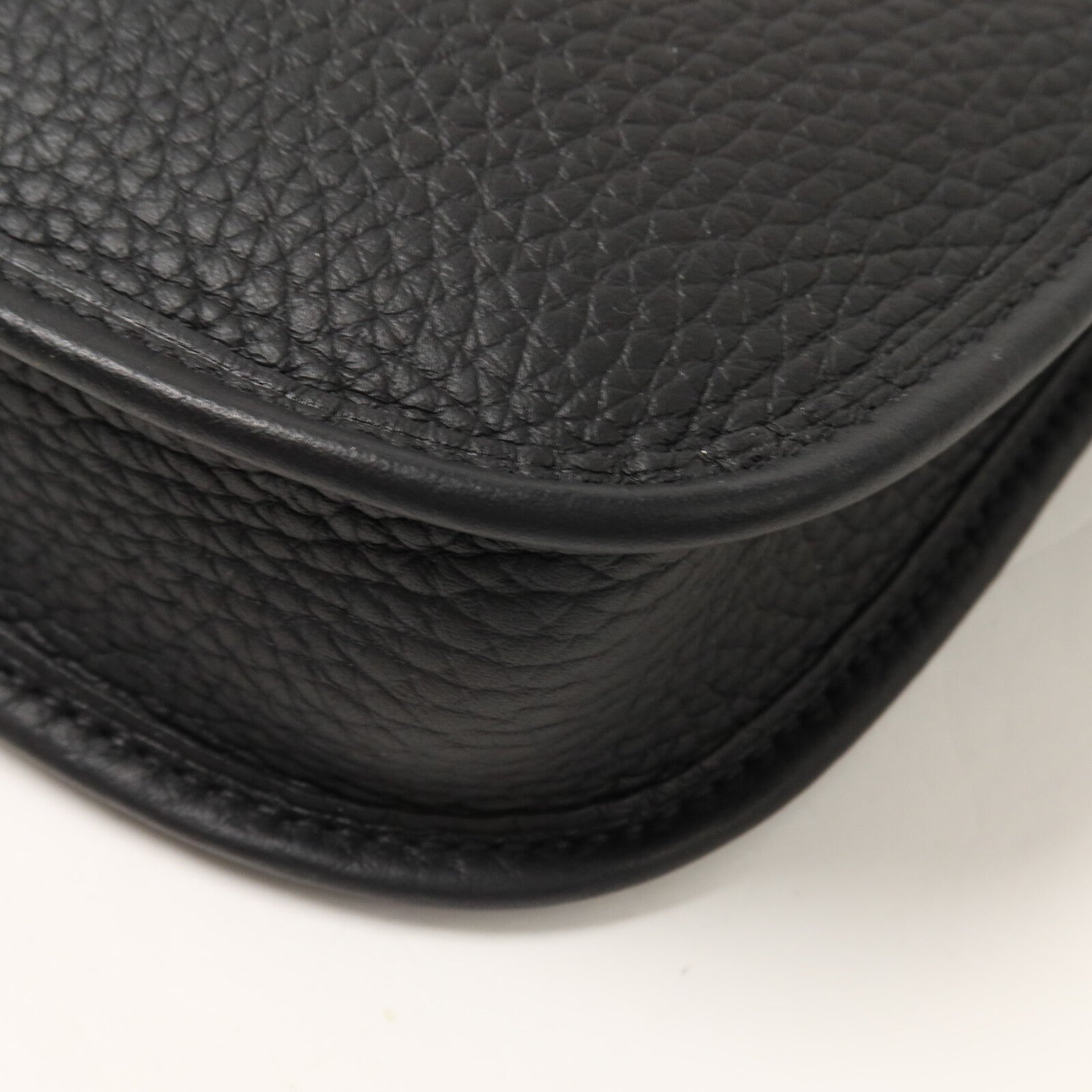 HERMES Clemence皮革Evelyne TPM肩背袋Noir