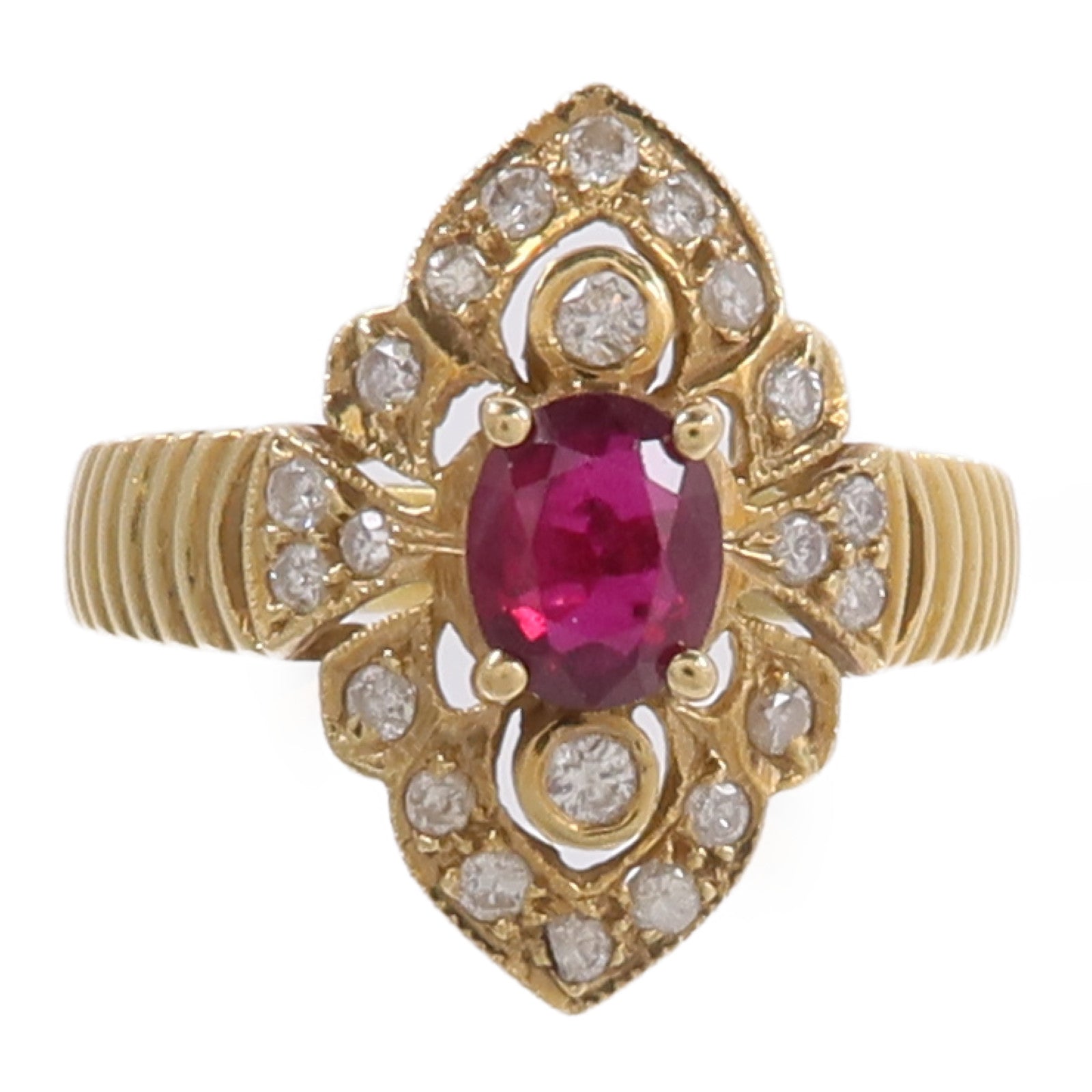 JEWELRY 18K黃金Ruby Ring紅寶石戒指