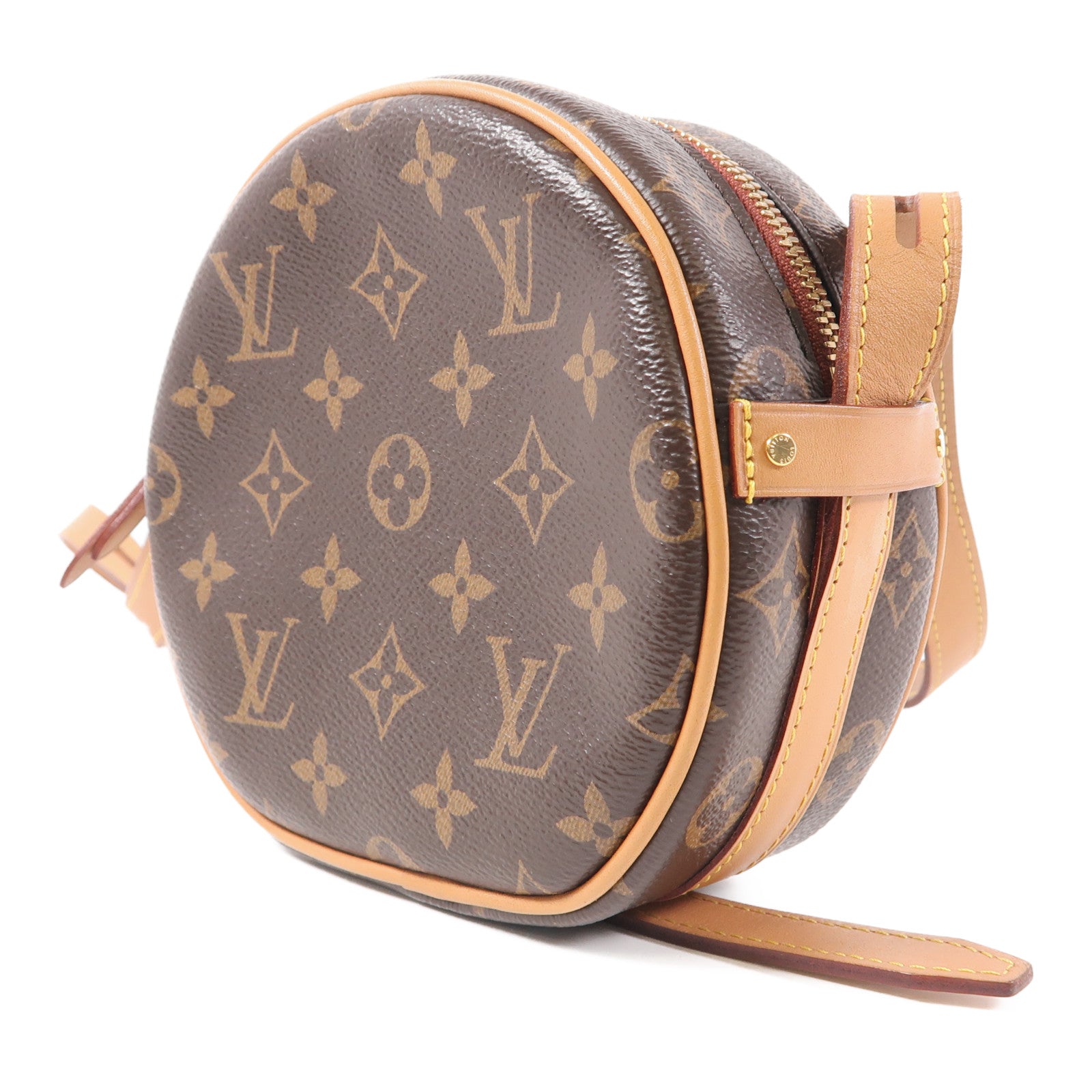 LOUIS VUITTON Monogram Boite Chapeau Souple PM金扣肩背袋