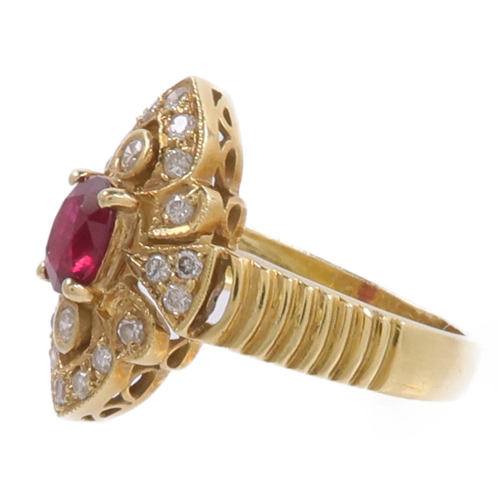 JEWELRY 18K黃金Ruby Ring紅寶石戒指