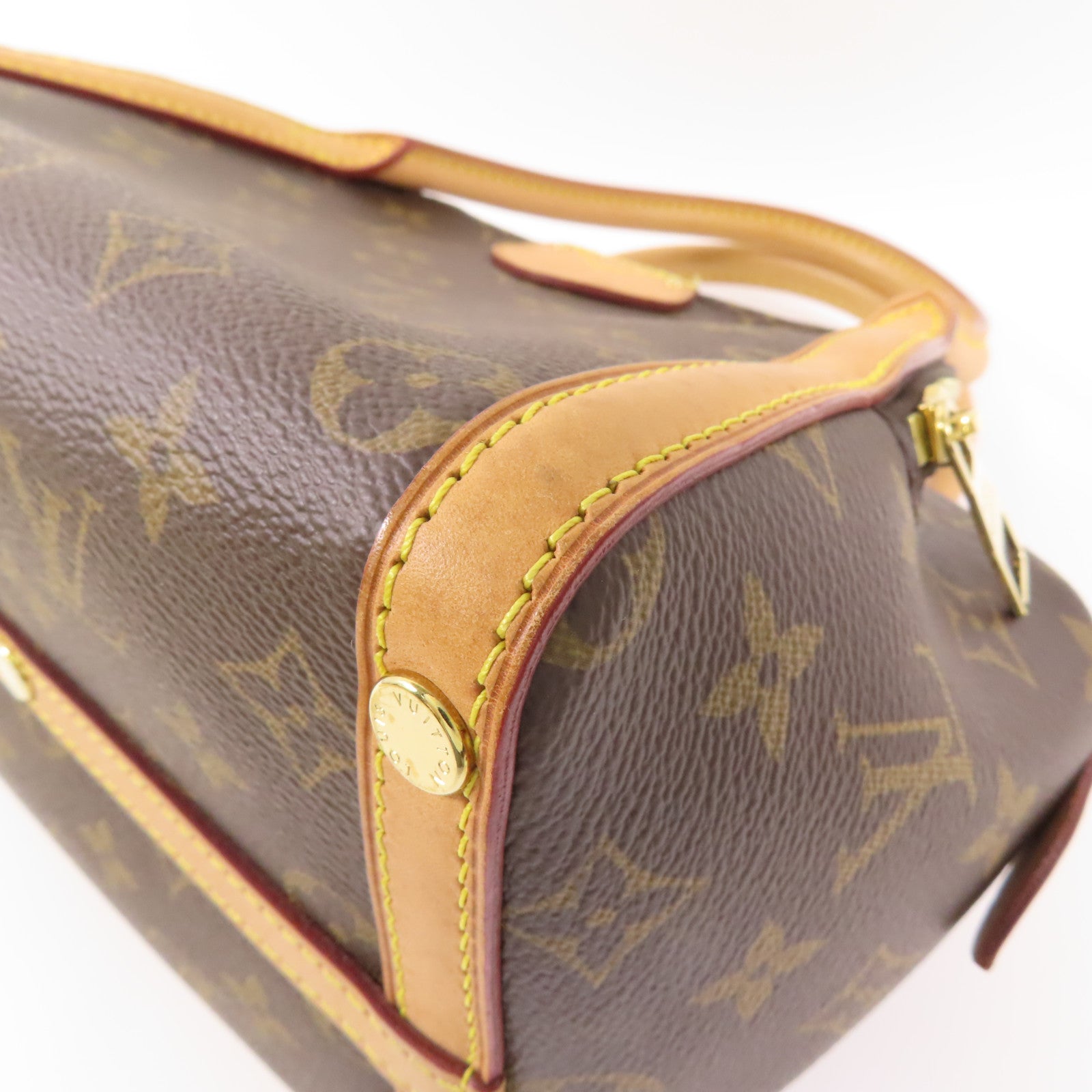 LOUIS VUITTON Monogram Marais BB金扣手挽袋