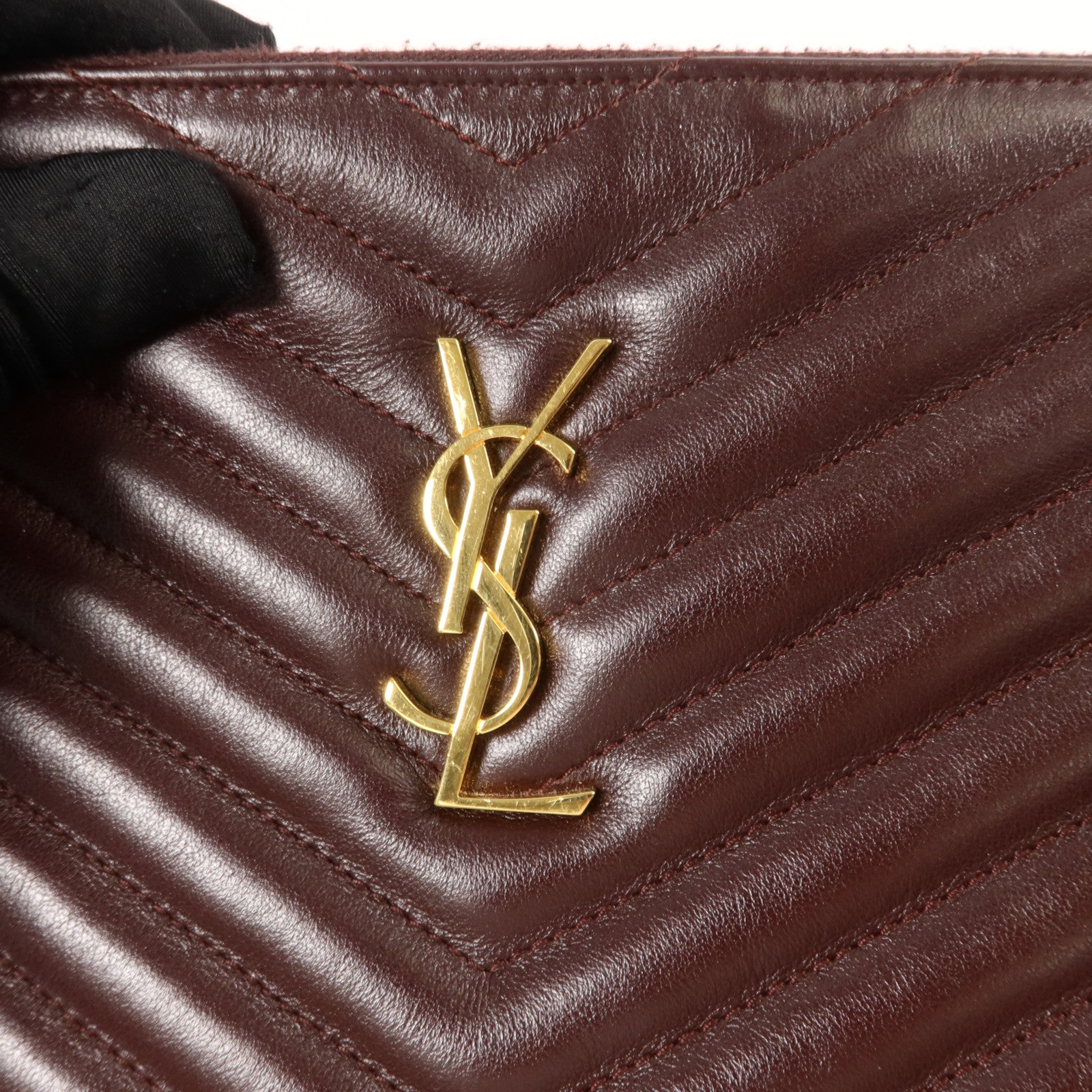 SAINT LAURENT 羊皮皮革Pouch手拿包
