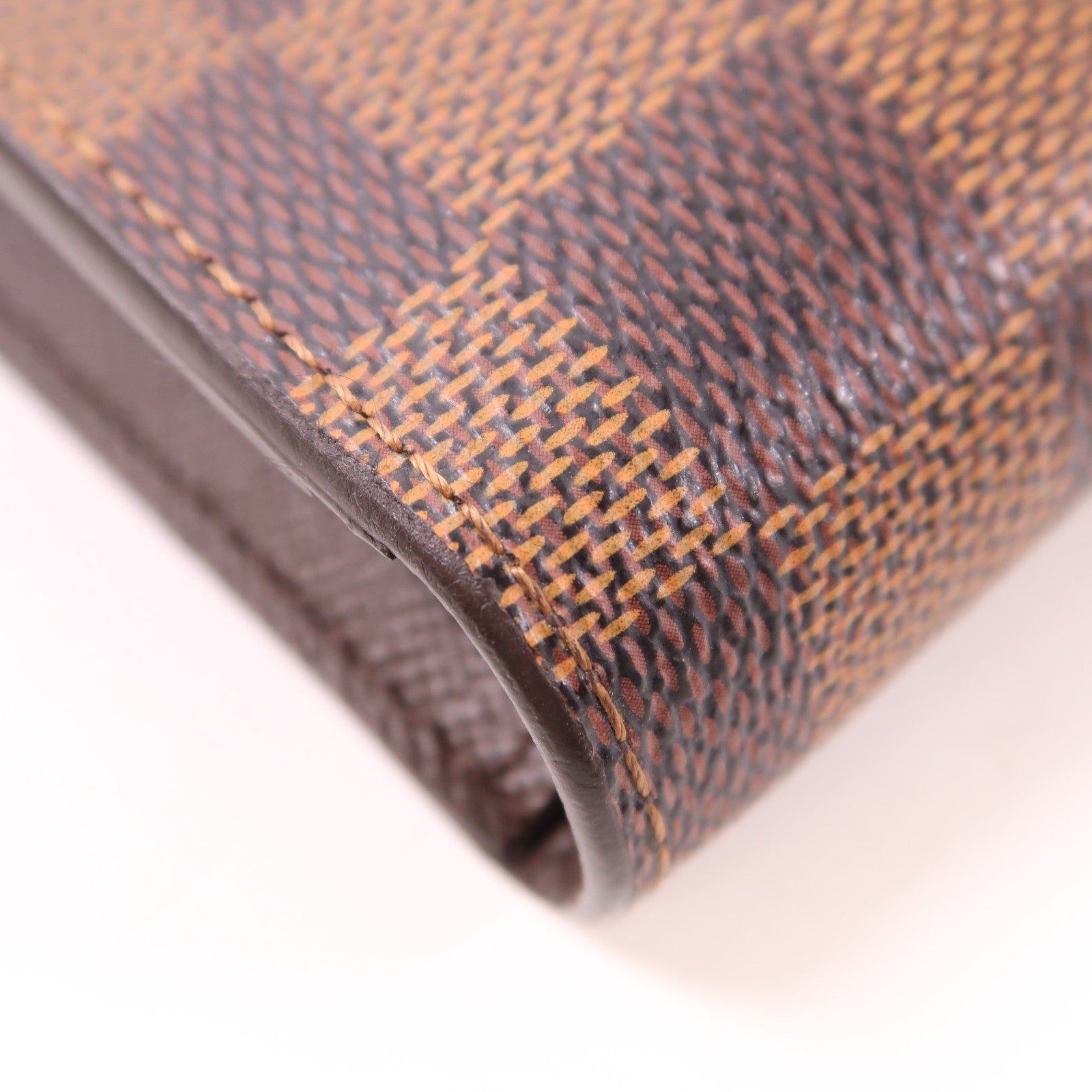 LOUIS VUITTON Damier Portefeuille Brazza金扣長錢包