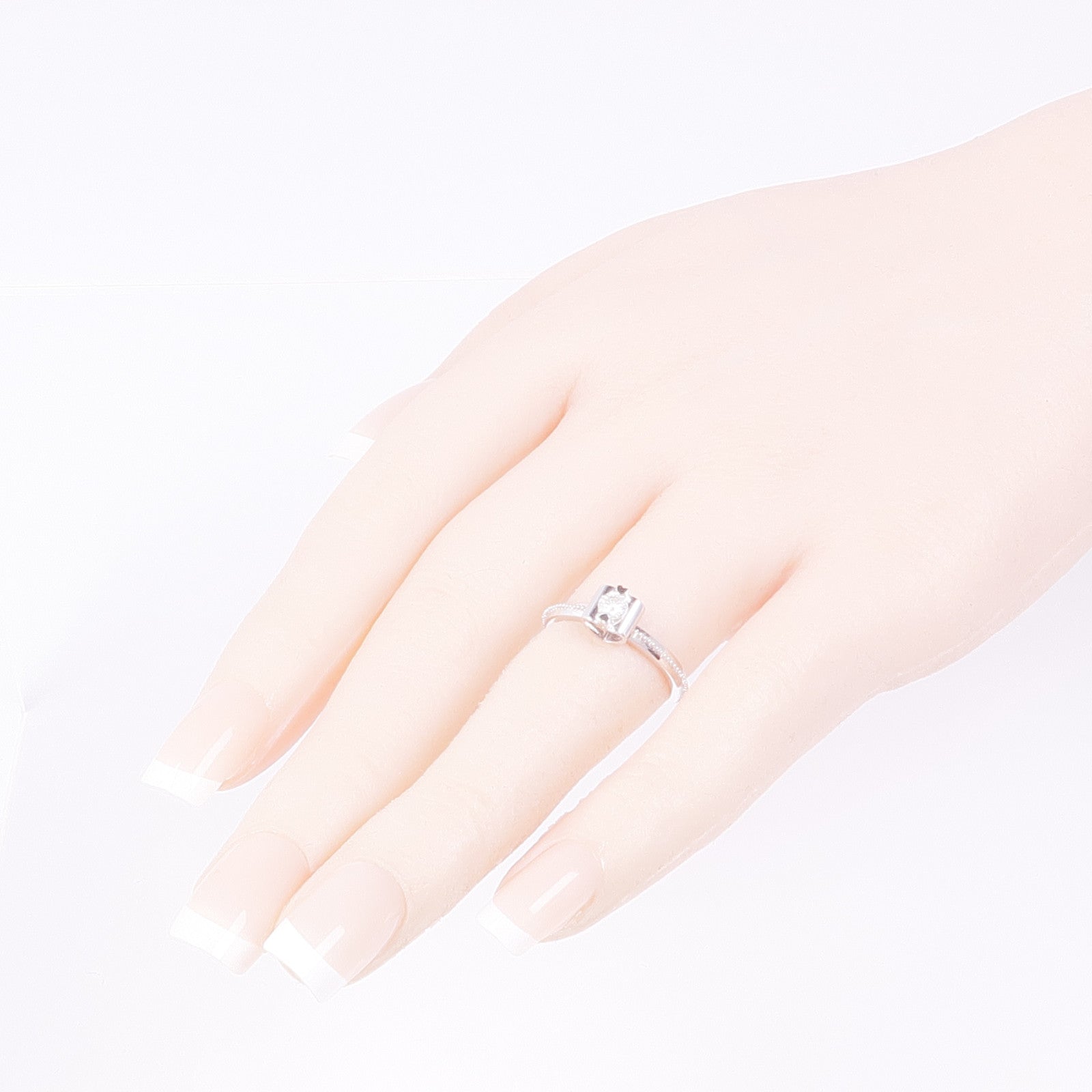 JEWELRY 18K白金Diamond Ring鑽石戒指US#6