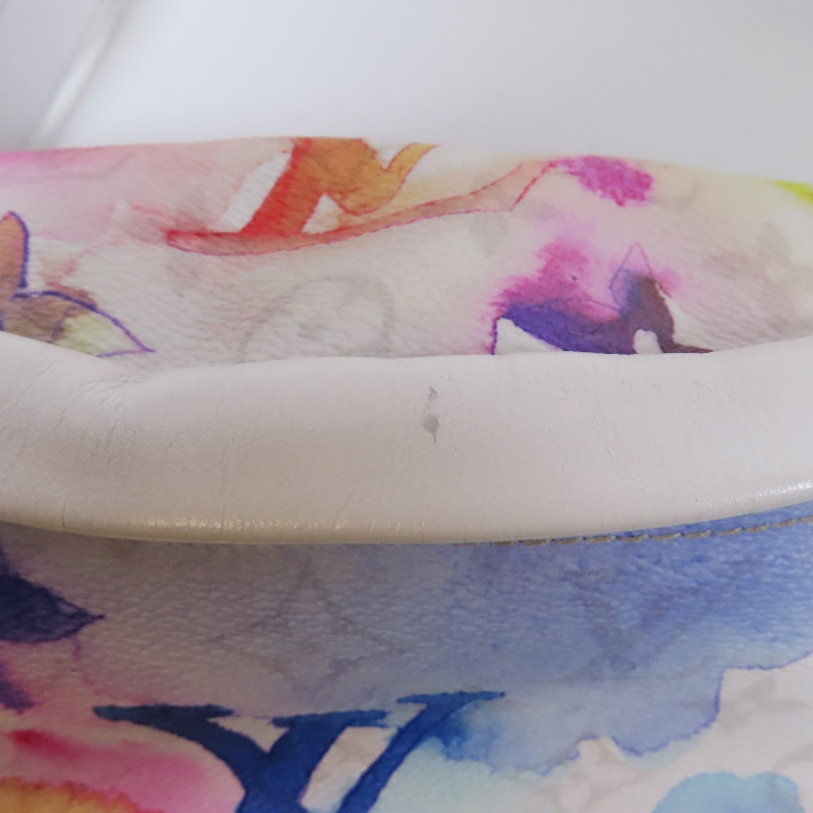 LOUIS VUITTON Monogram Water Color Discovery銀扣腰包白色/彩色