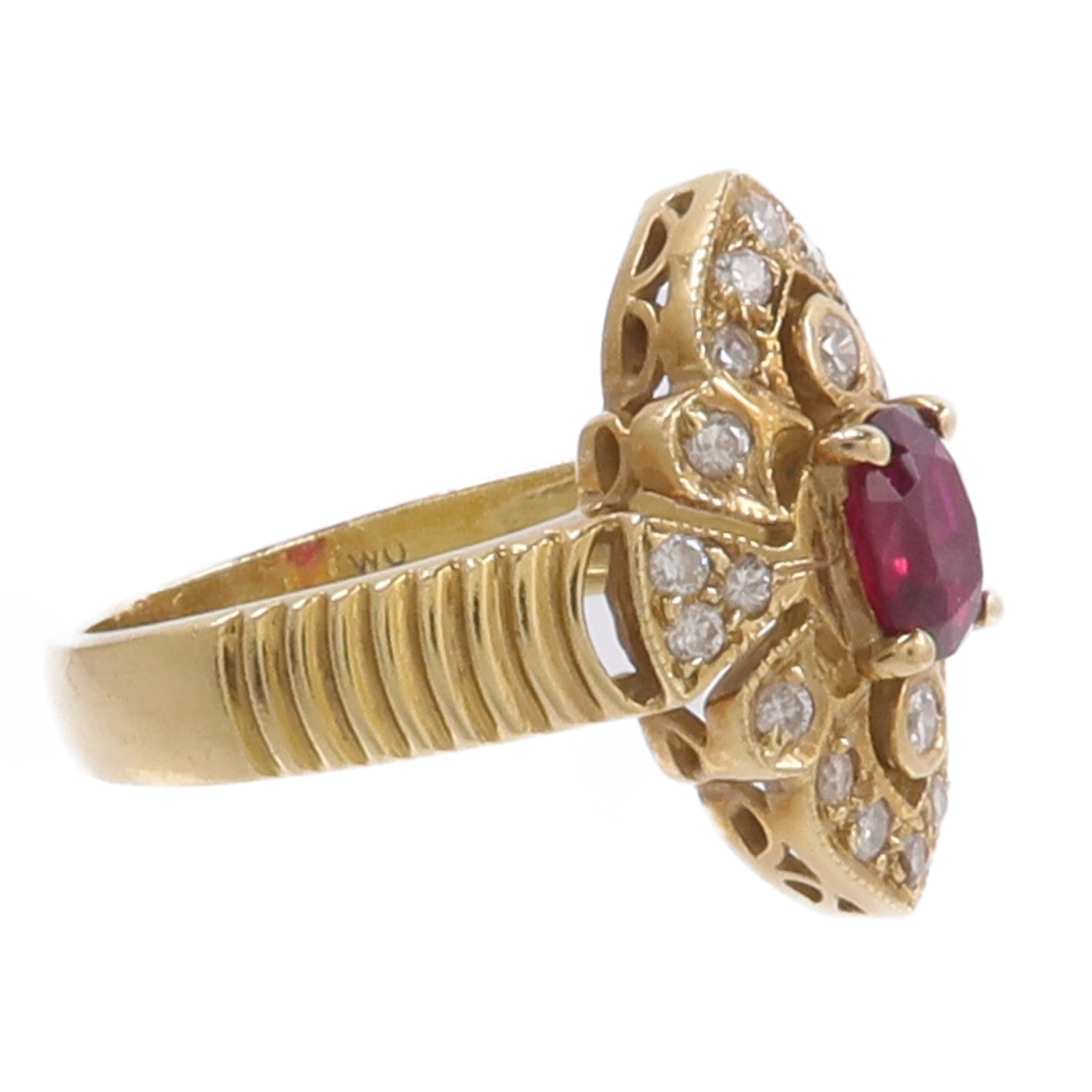 JEWELRY 18K黃金Ruby Ring紅寶石戒指