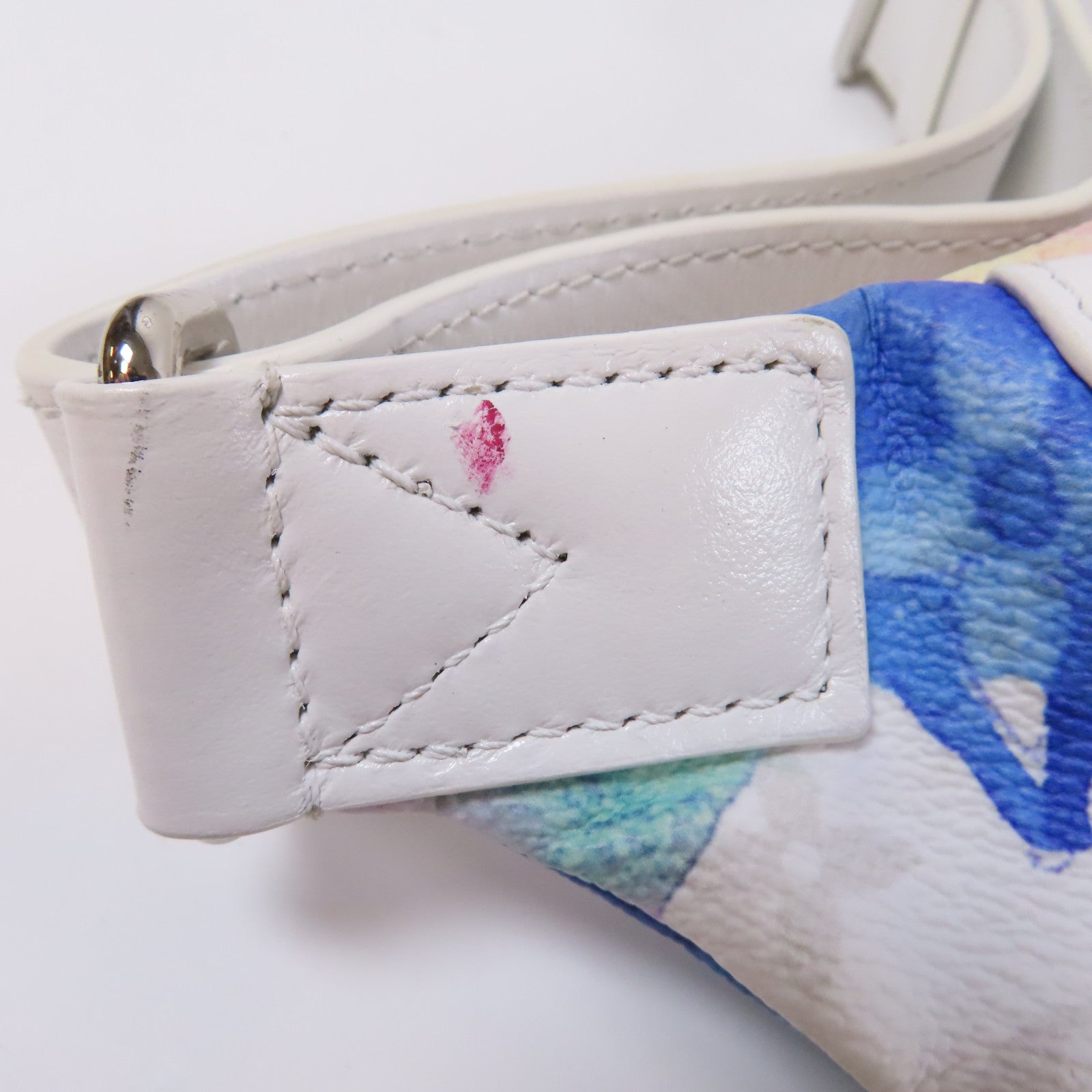LOUIS VUITTON Monogram Water Color Discovery銀扣腰包白色/彩色