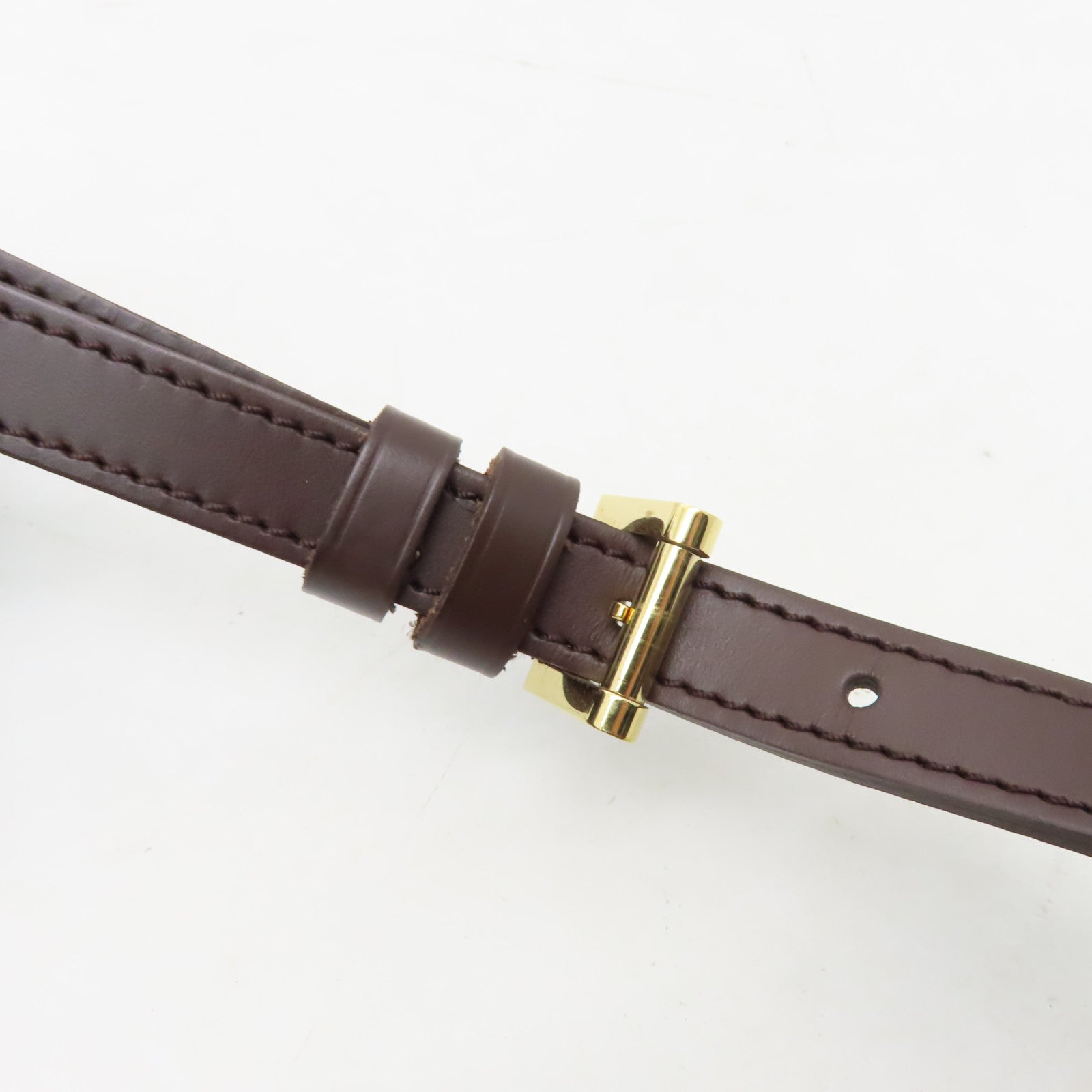 LOUIS VUITTON 【激減優惠】Damier Ipanema PM金扣肩背袋啡色