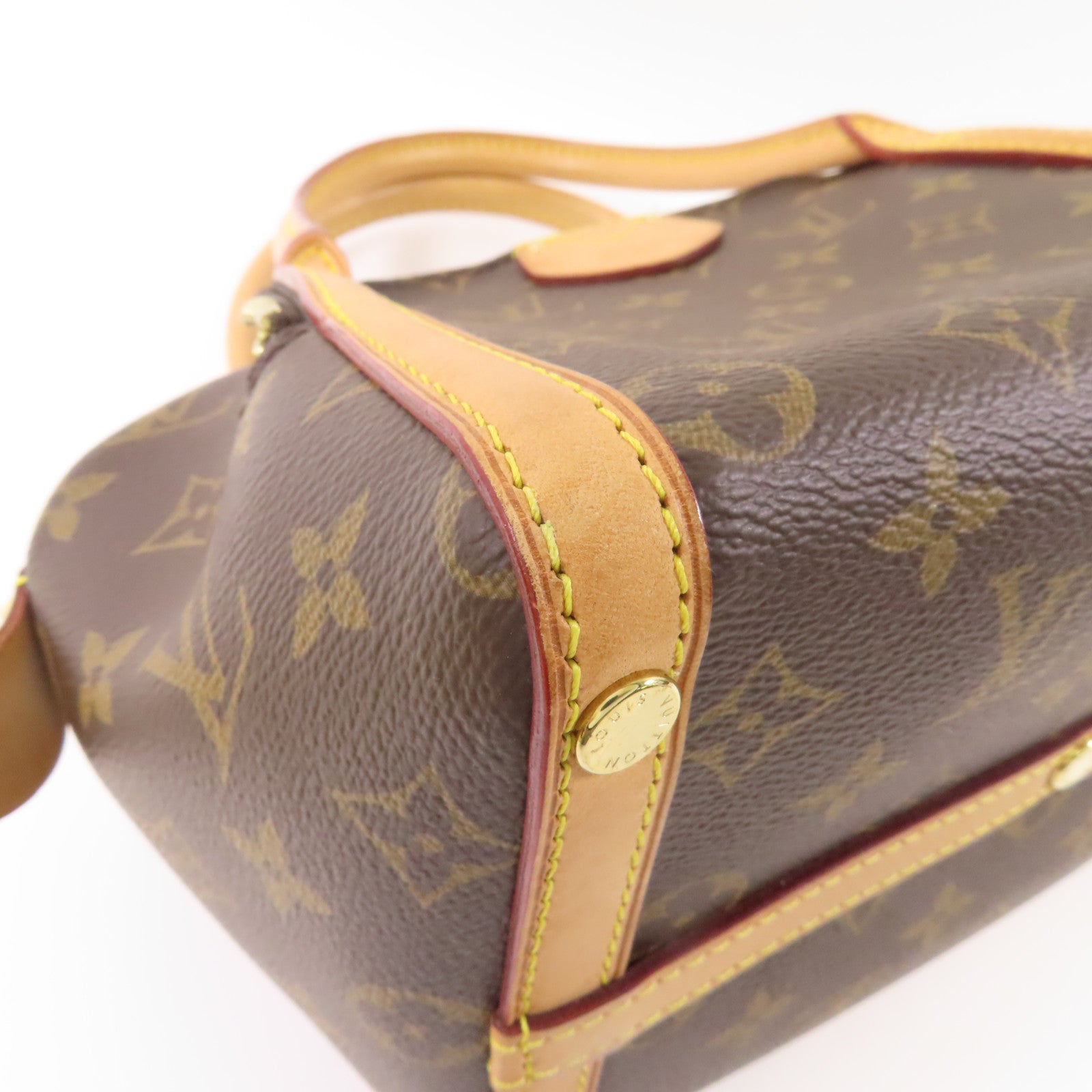 LOUIS VUITTON Monogram Marais BB金扣手挽袋