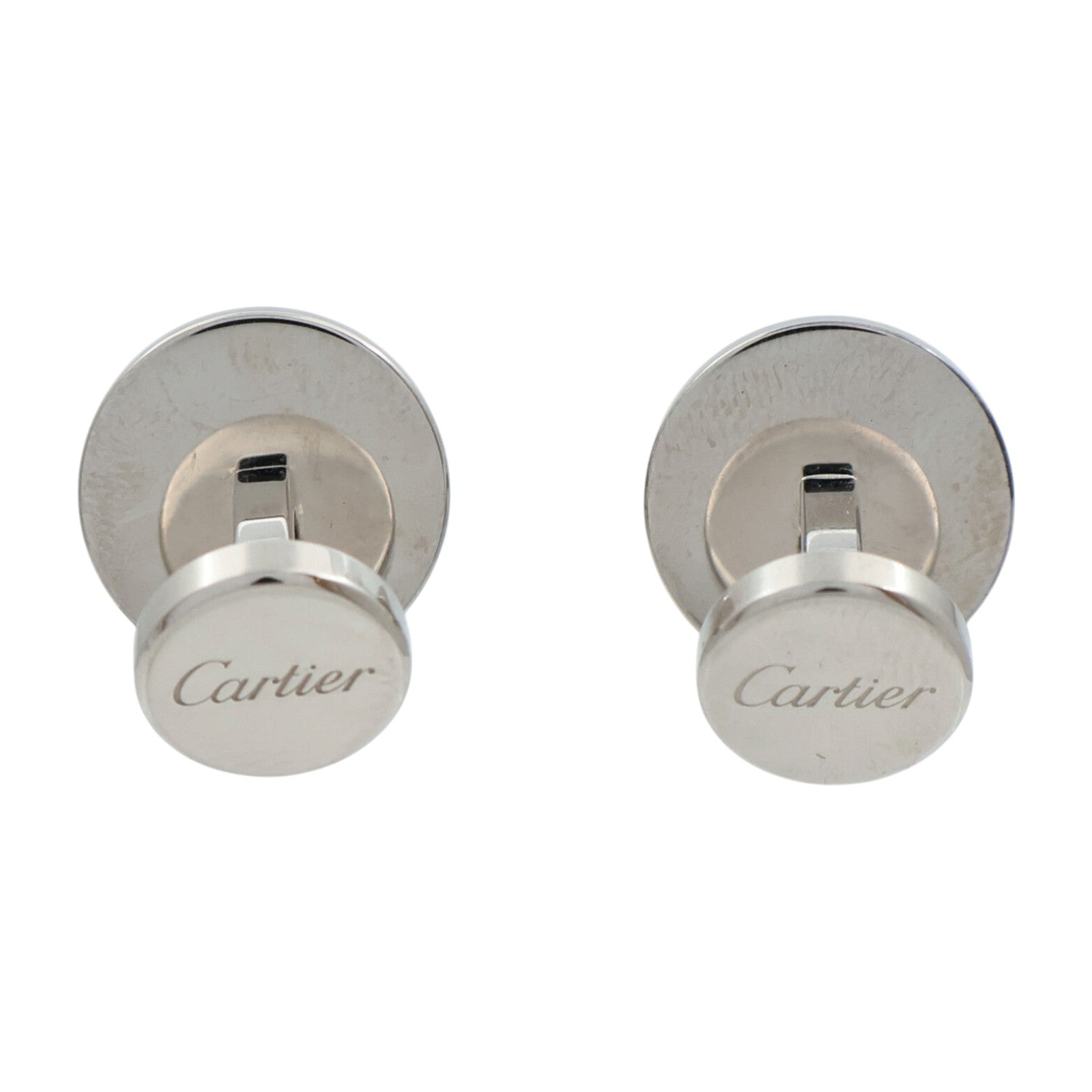 CARTIER 925純銀Ruban Cuff Links袖扣