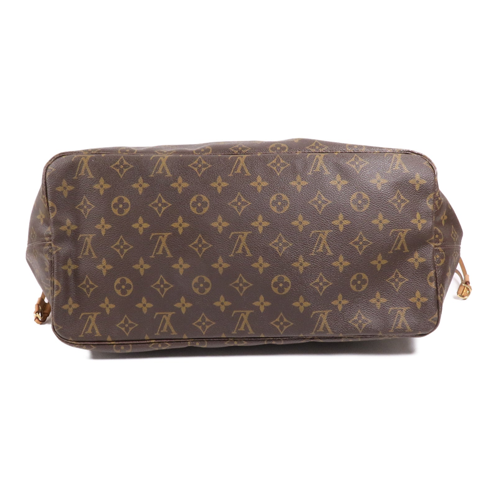 LOUIS VUITTON Monogram Neverfull GM金扣手挽袋