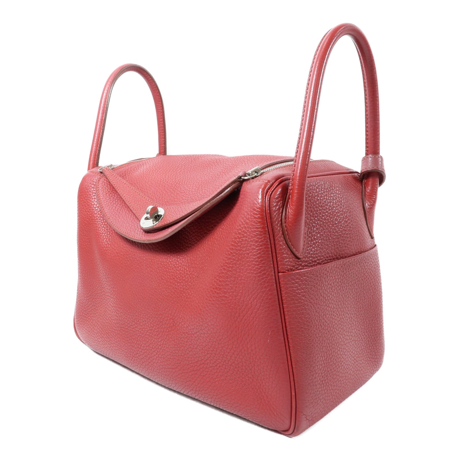 HERMES Clemence皮革Lindy 30手挽肩背兩用袋