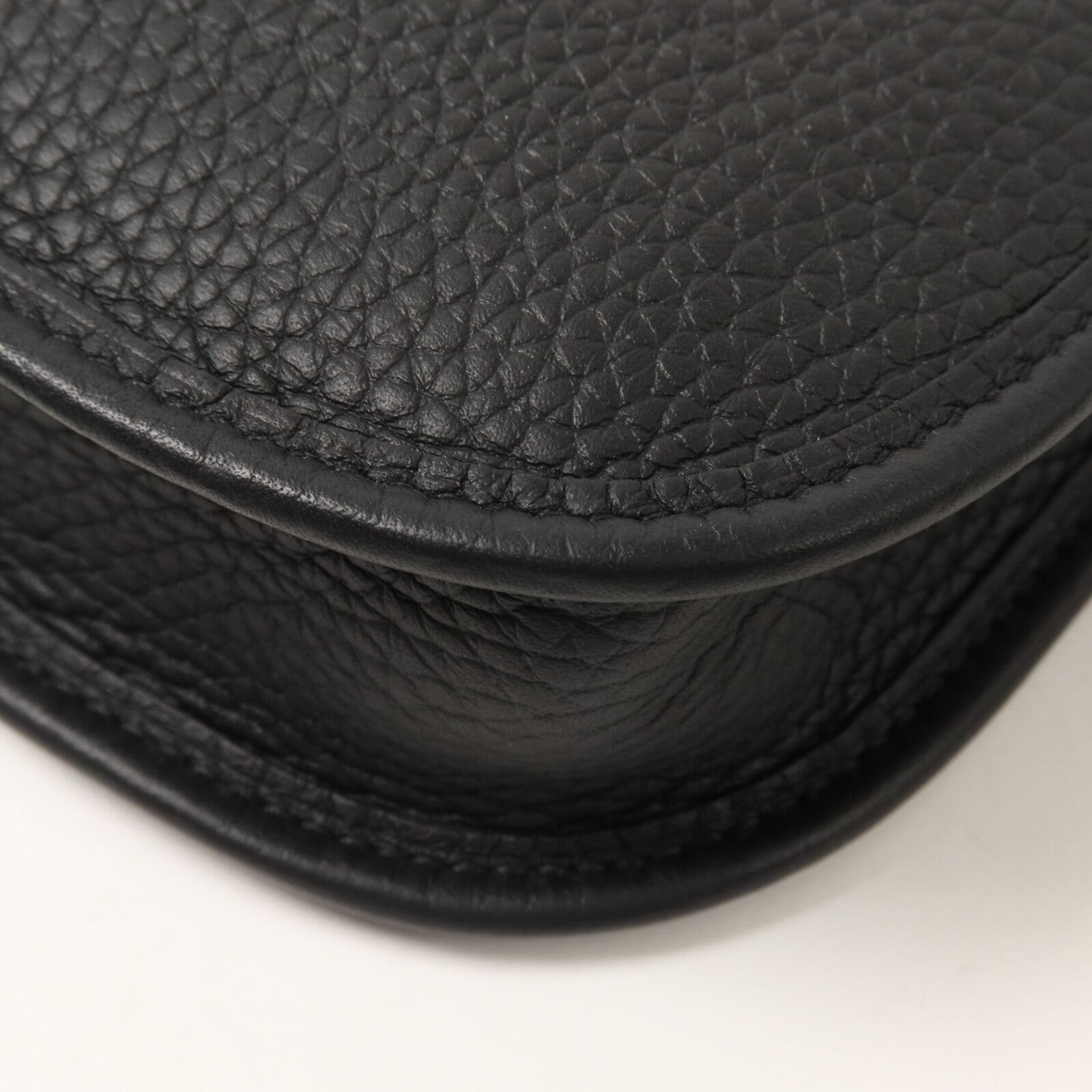 HERMES Clemence皮革Evelyne TPM肩背袋Noir