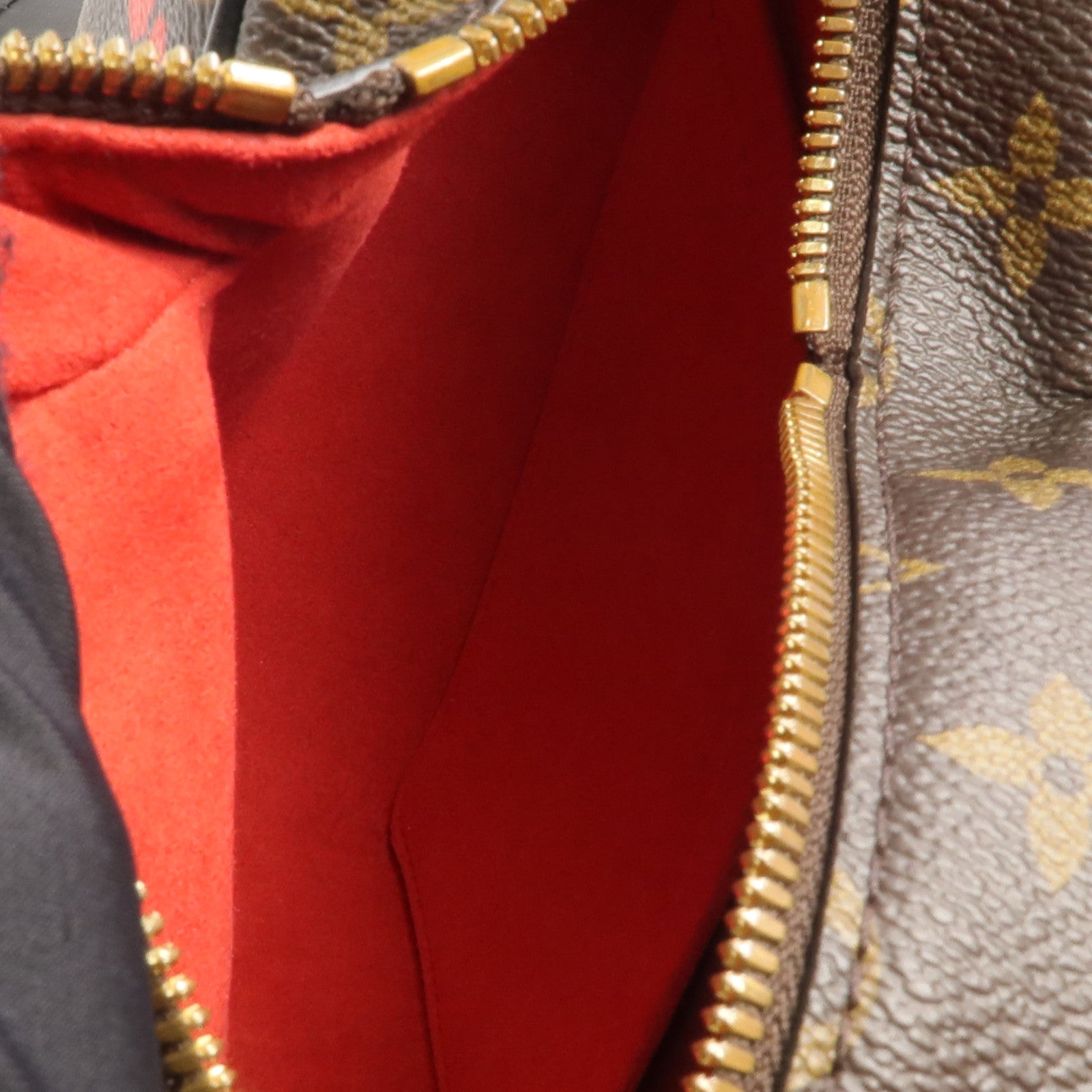LOUIS VUITTON Monogram Sac Coeur Fall In Love金扣肩背袋棕色
