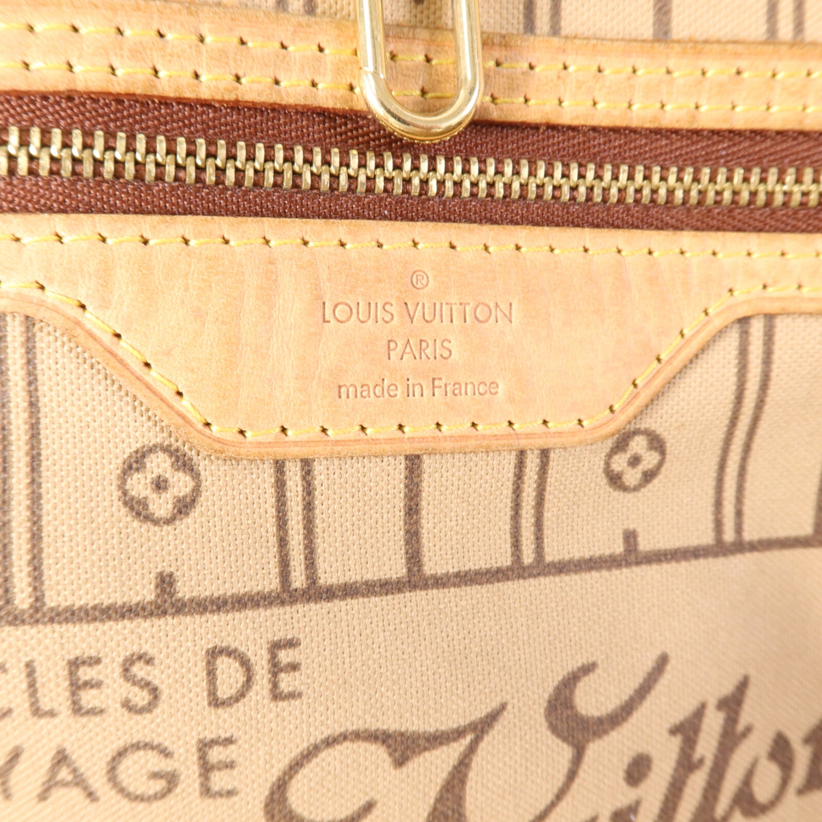 LOUIS VUITTON Monogram Neverfull GM Tote Bag金扣肩背袋