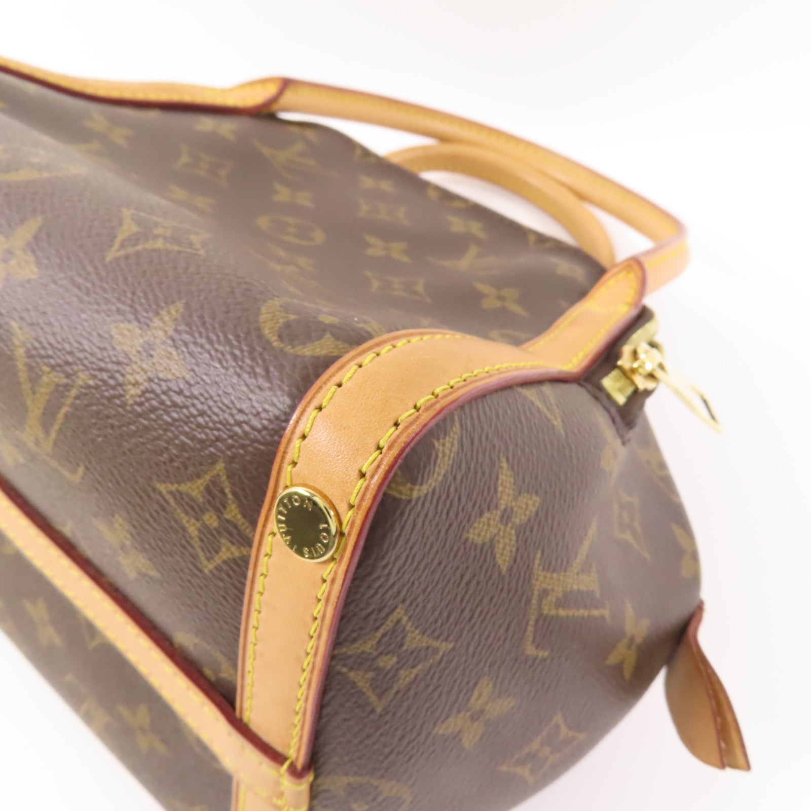 LOUIS VUITTON Monogram Marais BB金扣手挽袋