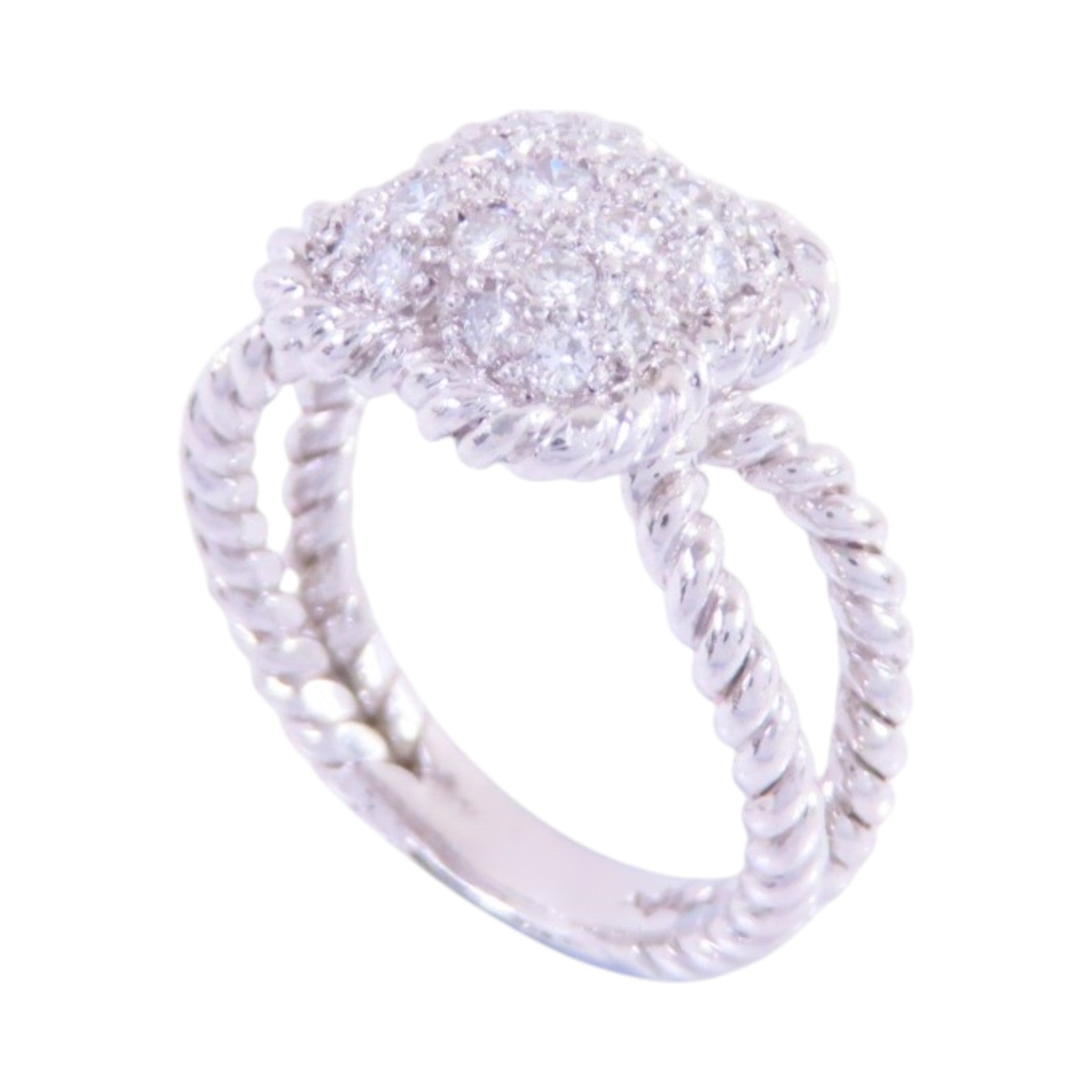 JEWELRY 【激減優惠】PT900鉑金/鑽石Diamond Ring戒指US#5.25