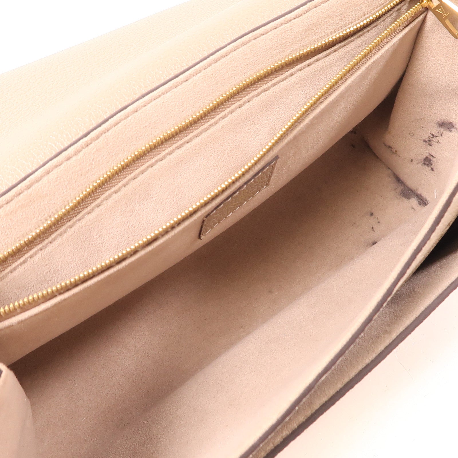 LOUIS VUITTON LV GHW Vavin PM Shoulder Bag M44929 Monogram Empreinte Beige