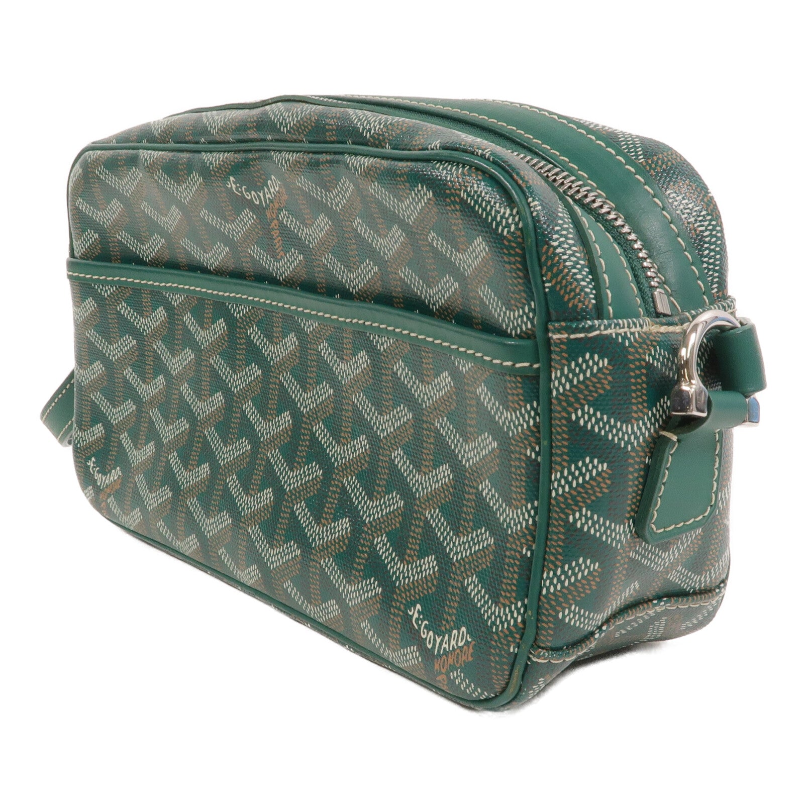 GOYARD 塗層帆布Cap Vert PM肩背袋