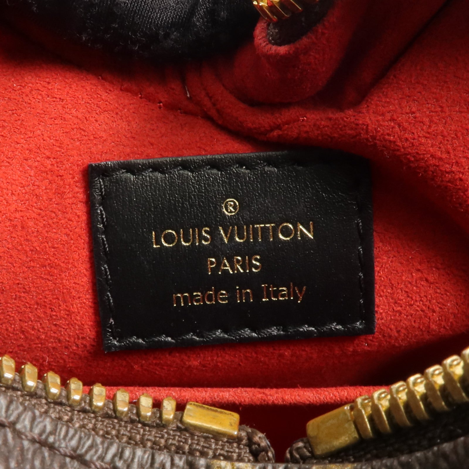 LOUIS VUITTON Monogram Sac Coeur Fall In Love金扣肩背袋棕色