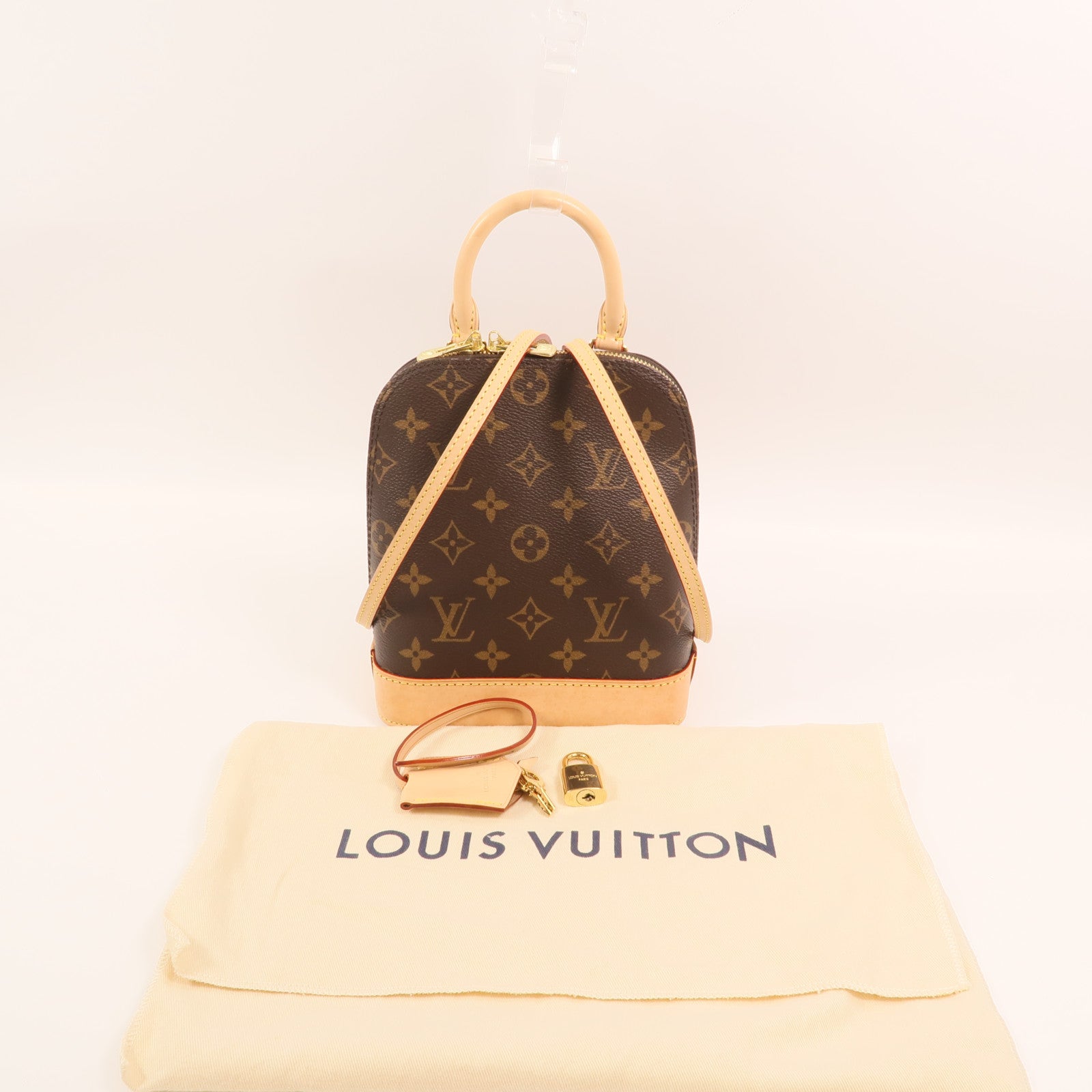 LOUIS VUITTON Monogram Alma Backpack金扣背包