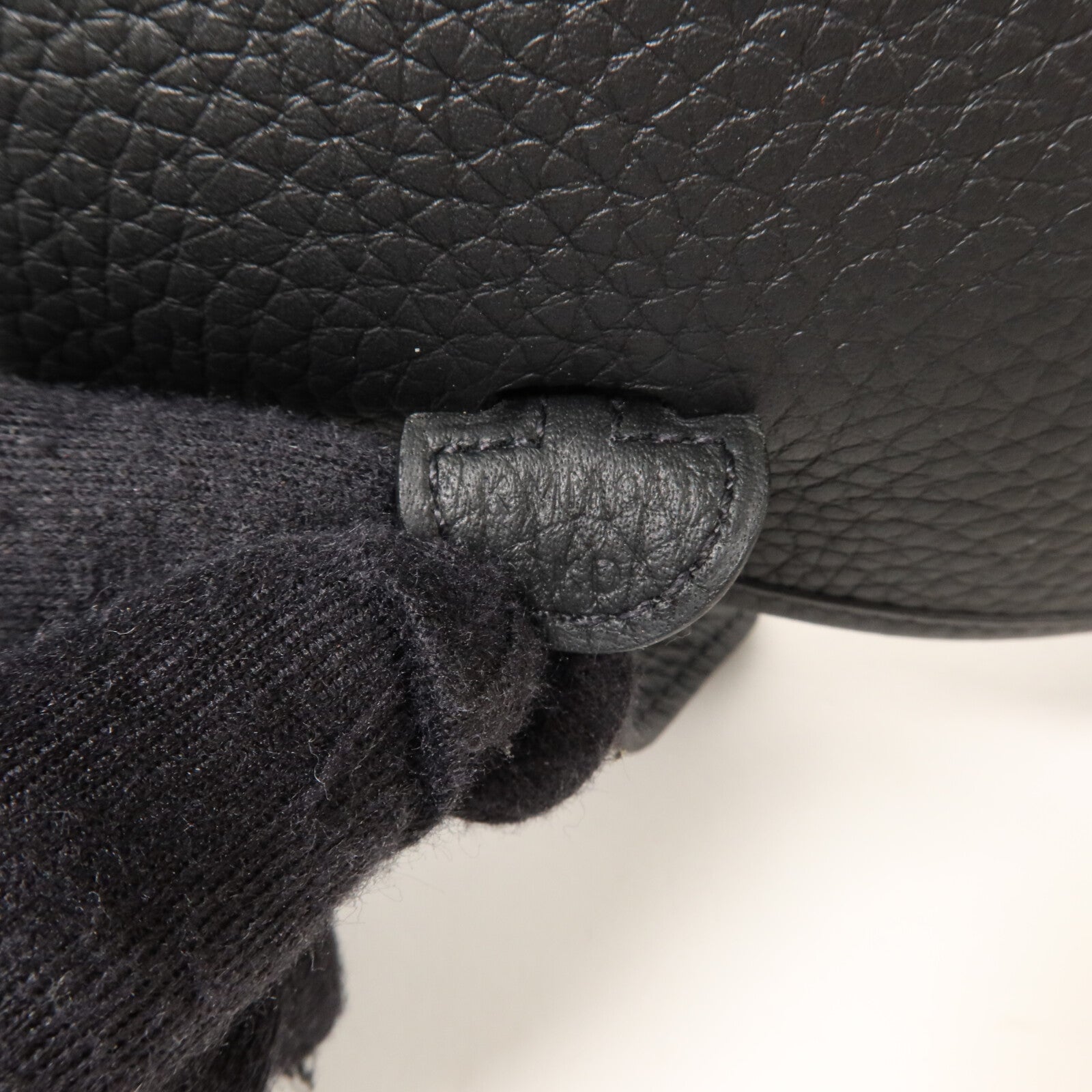 HERMES Clemence皮革Evelyne TPM肩背袋Noir