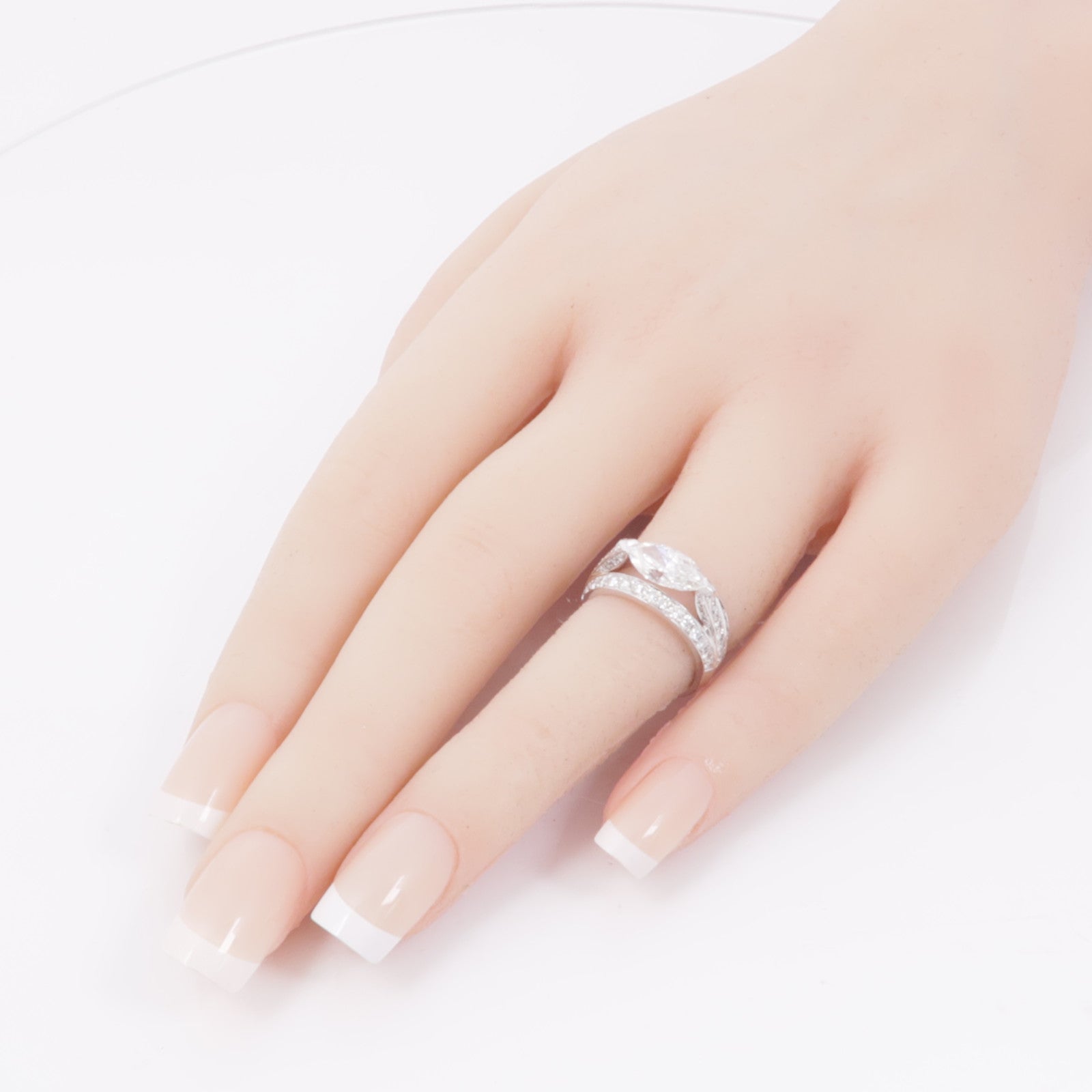 JEWELRY PT950鉑金Diamond Ring鑽石戒指US#4.25