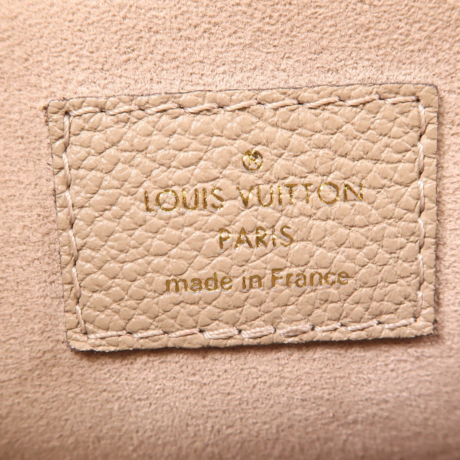 LOUIS VUITTON LV GHW Vavin PM Shoulder Bag M44929 Monogram Empreinte Beige